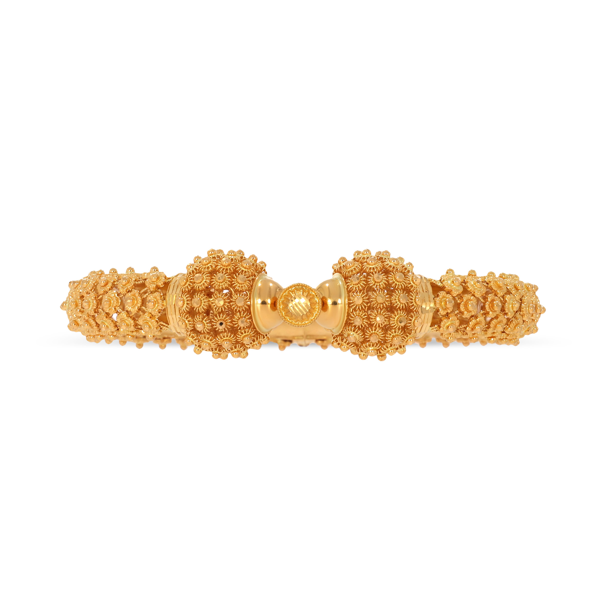 Gilded Grandeur Gold Bangle - Senco Gold and Diamonds