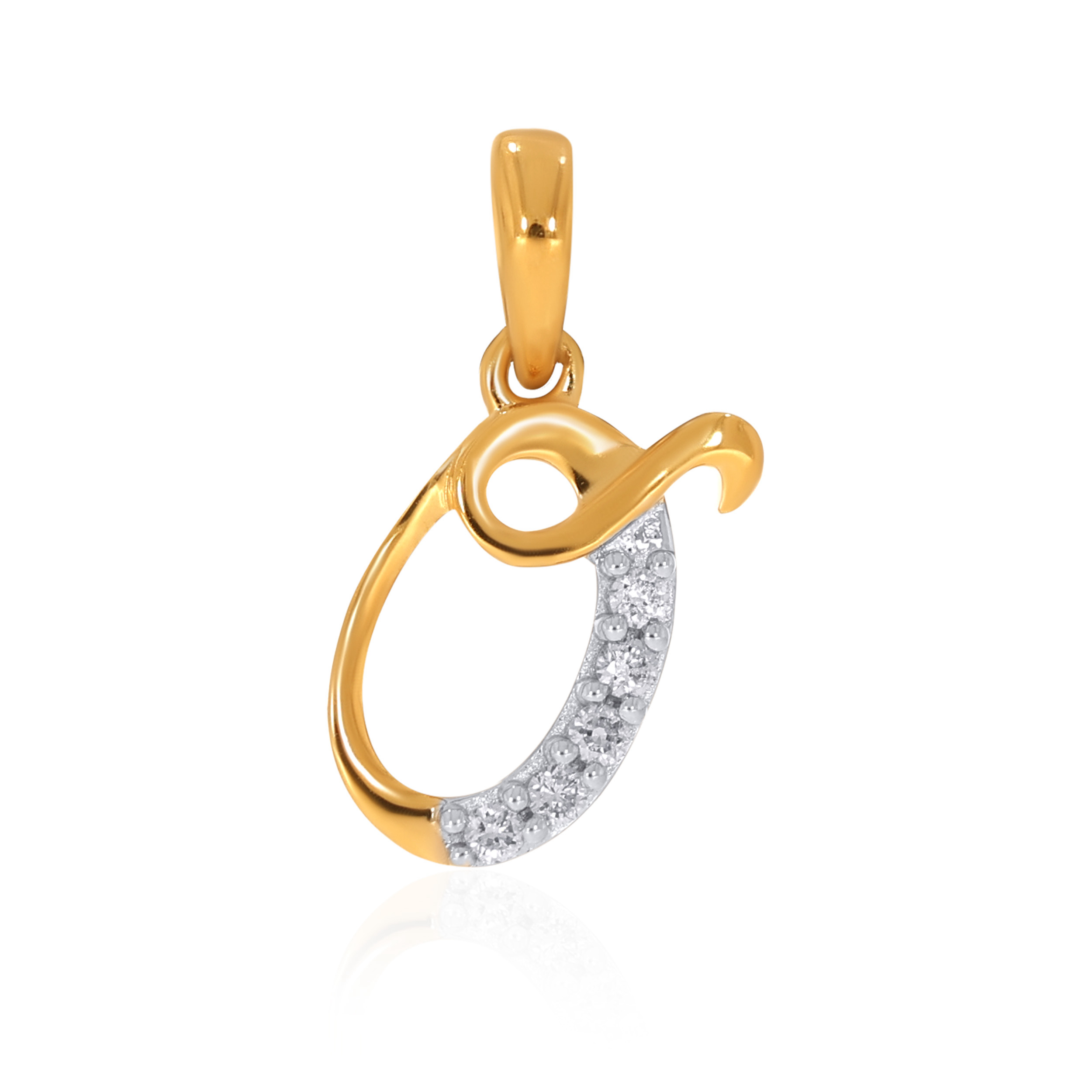 Queen's Essence Q Diamond Pendant - Senco Gold and Diamonds
