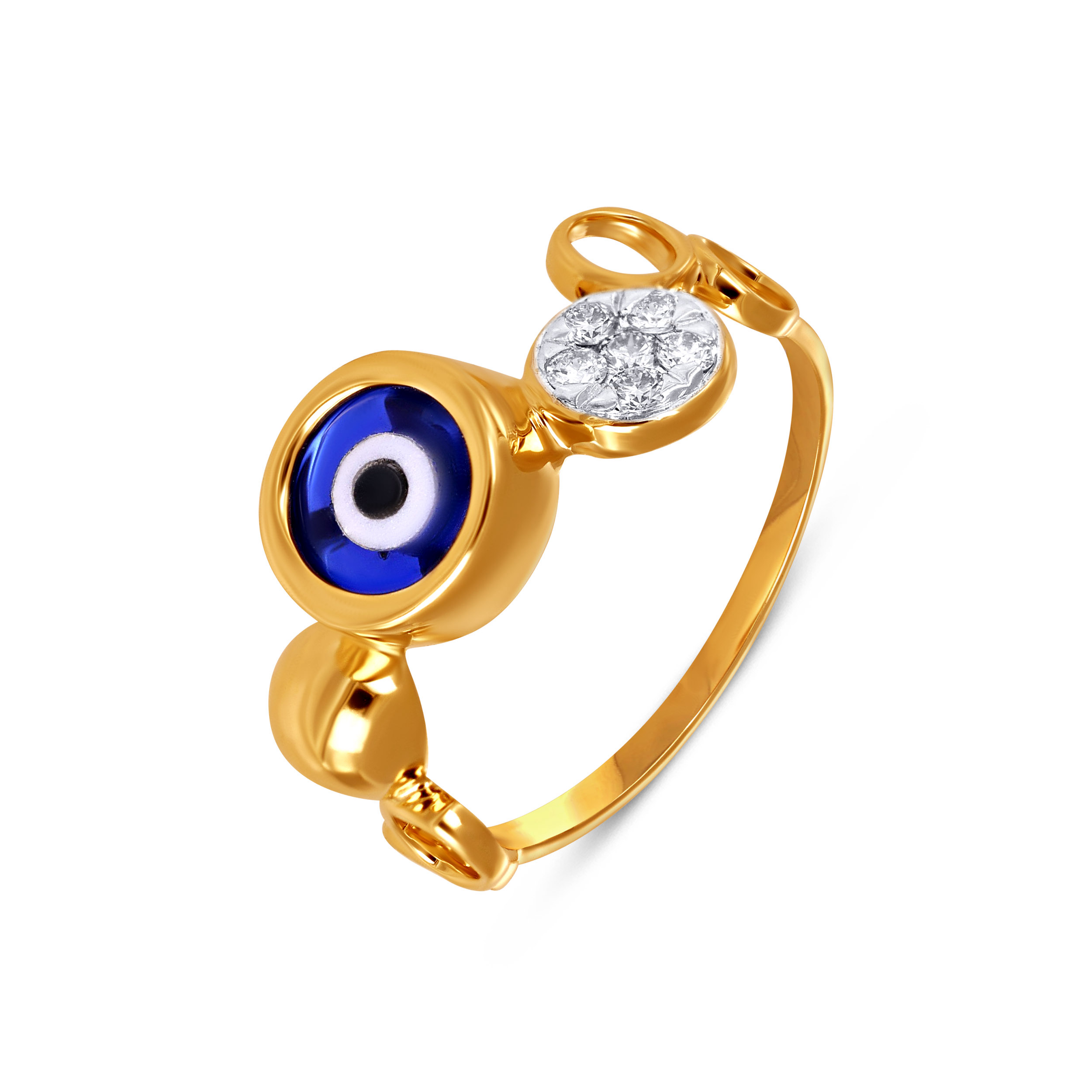 Protective Symbol Diamond Ring  - Senco Gold and Diamonds