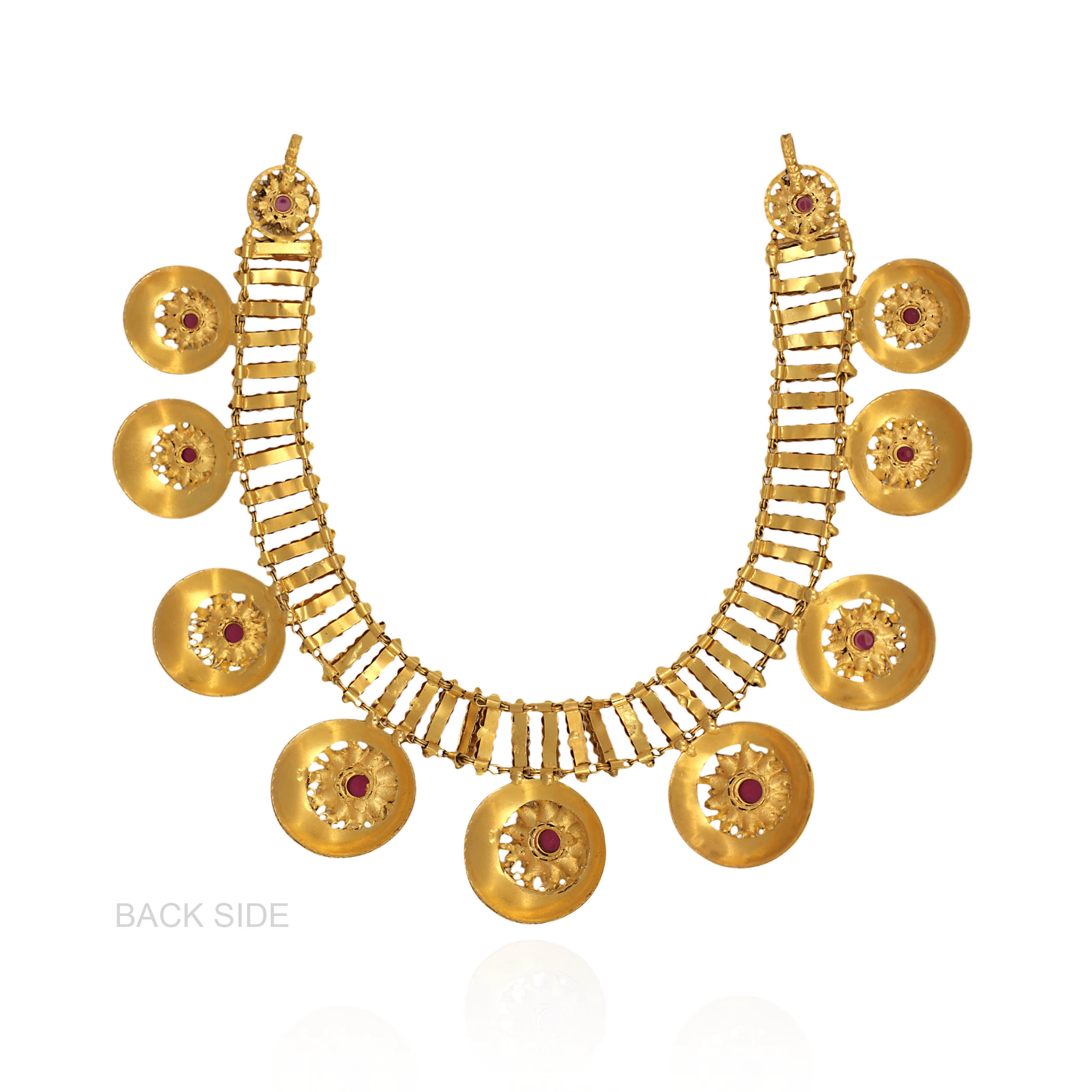 Lunaris Medallion Gold Necklace - Senco Gold and Diamonds