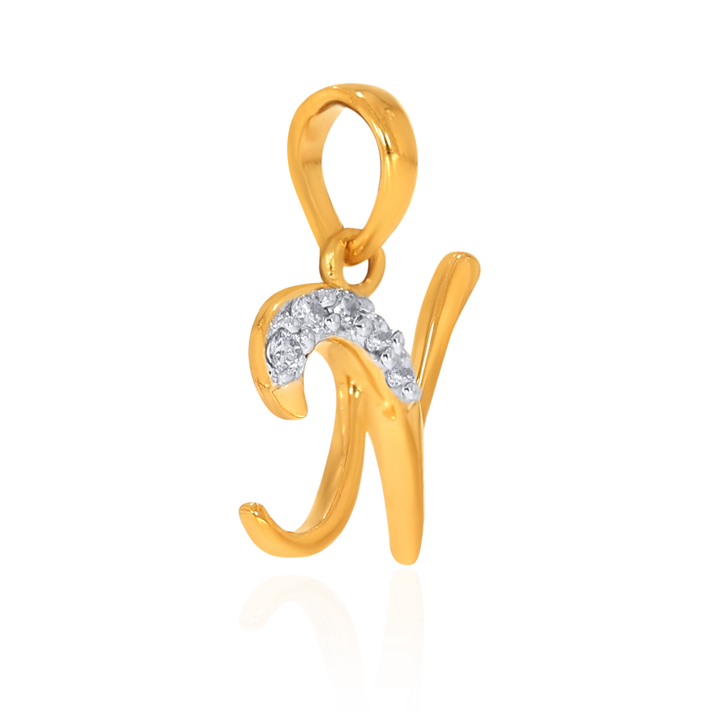 Versatile N Charm Diamond Pendant - Senco Gold and Diamonds