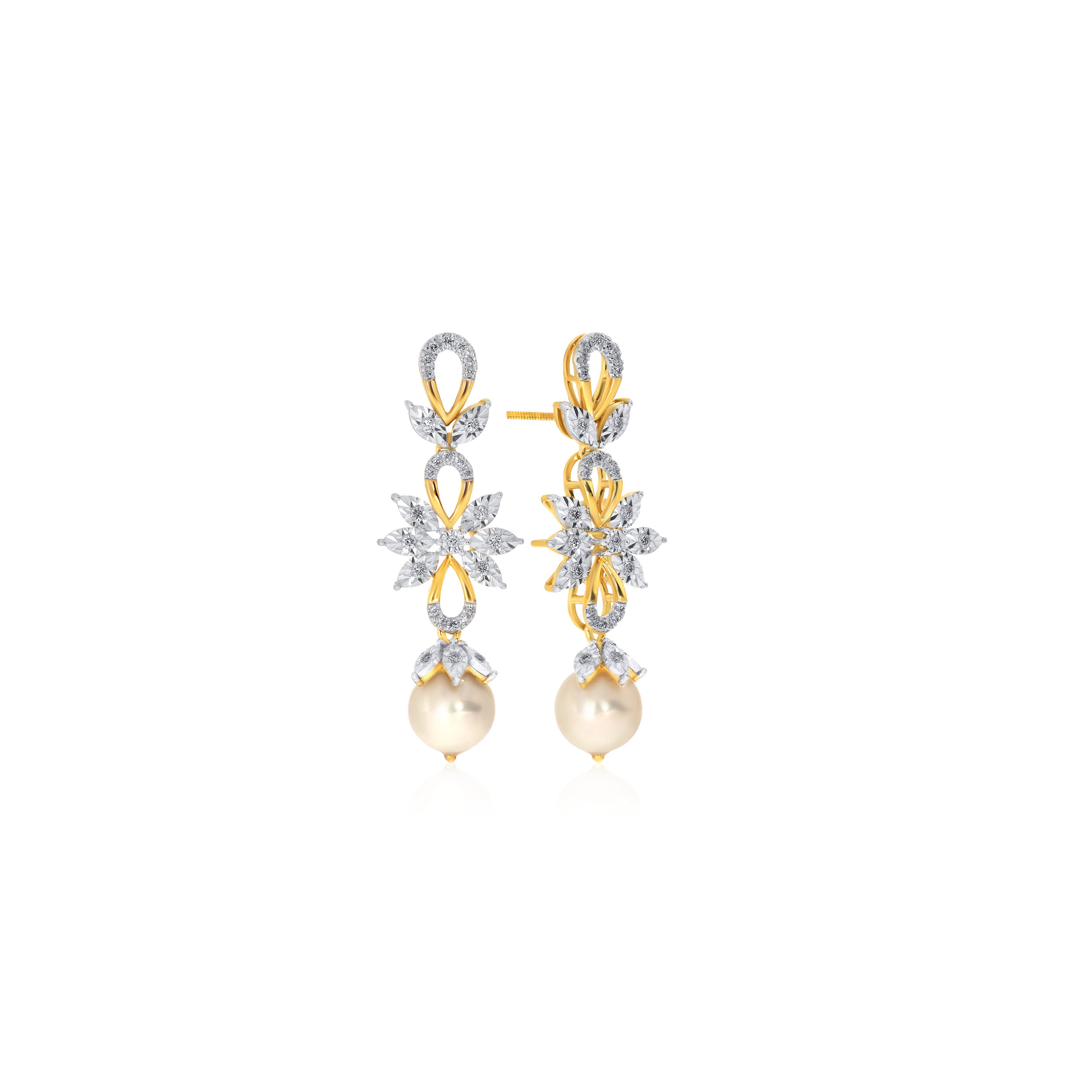 Loveable Bloom Diamond Earrings - Senco Gold and Diamonds