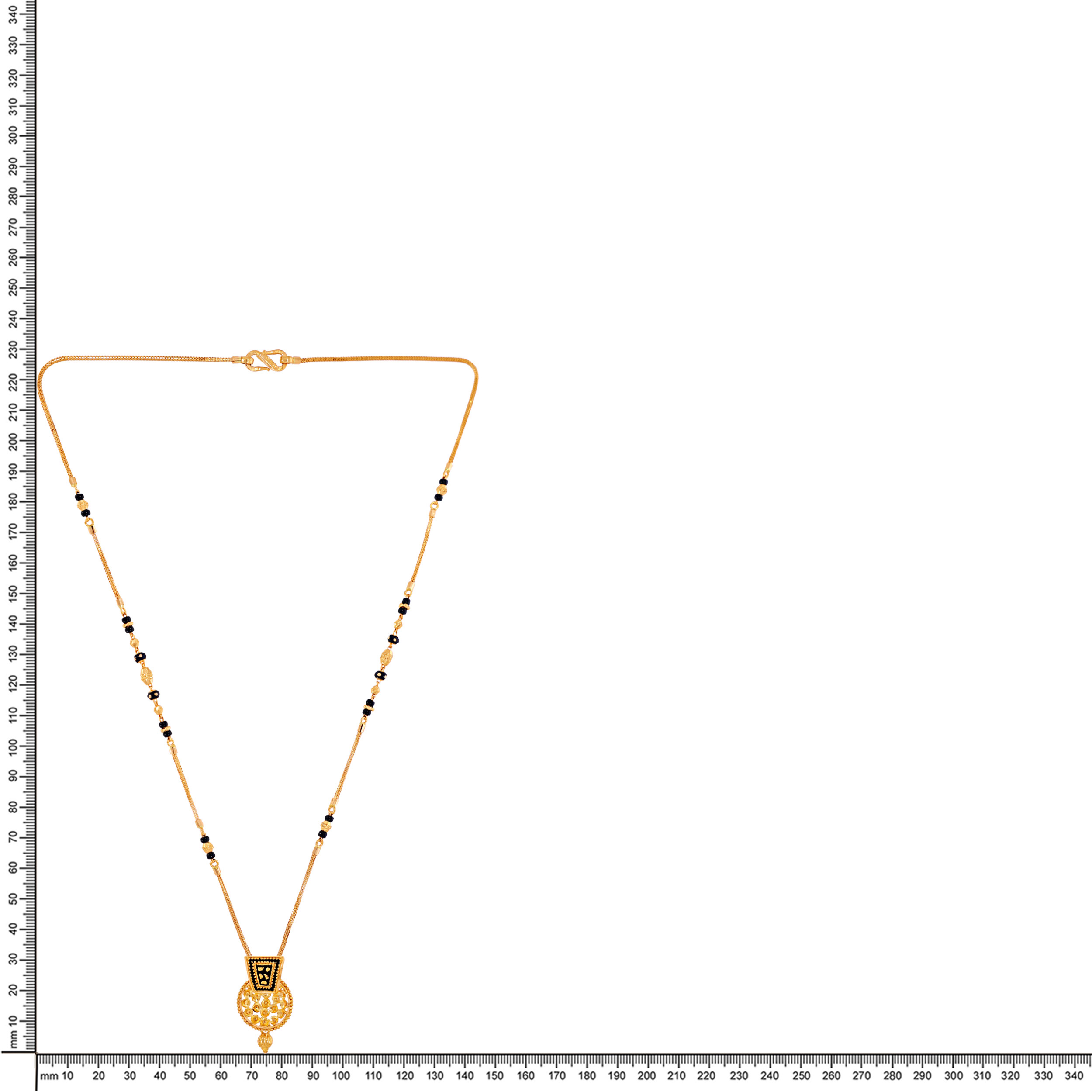 Graceful Union Gold Mangalsutra - Senco Gold and Diamonds
