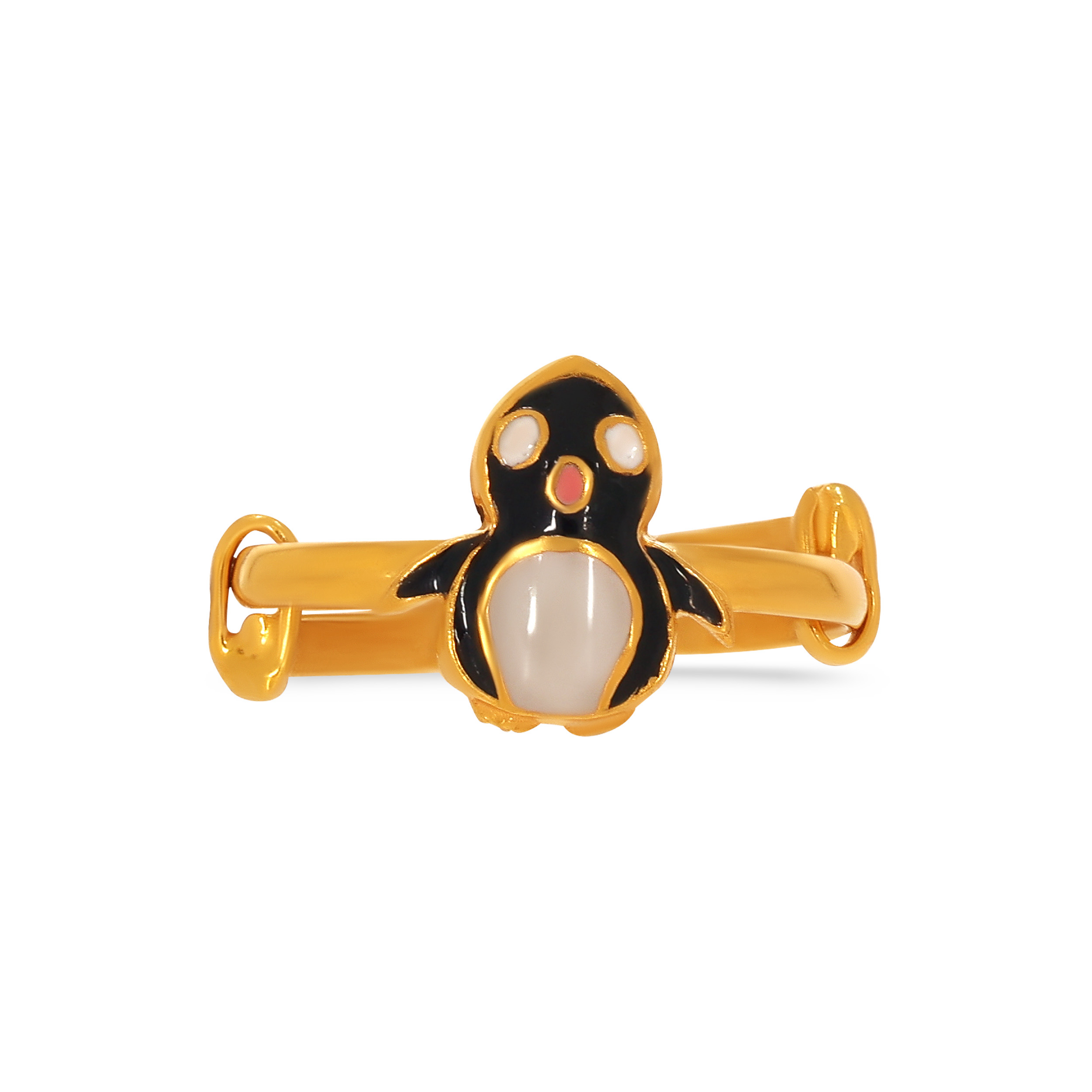 Playful Penguin Kid's Gold Ring - Senco Gold and Diamonds