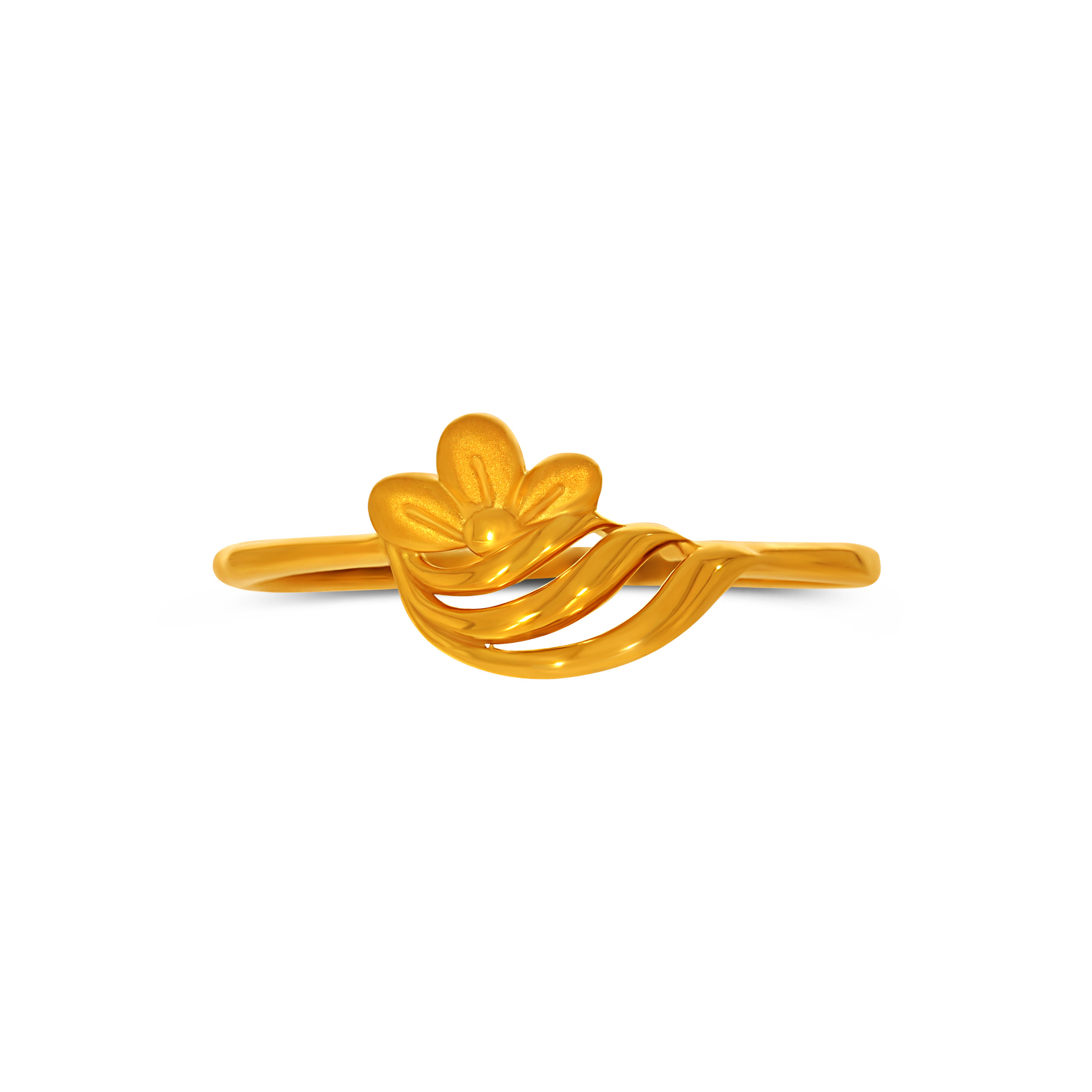 Botanical Finesse Gold Ring - Senco Gold and Diamonds