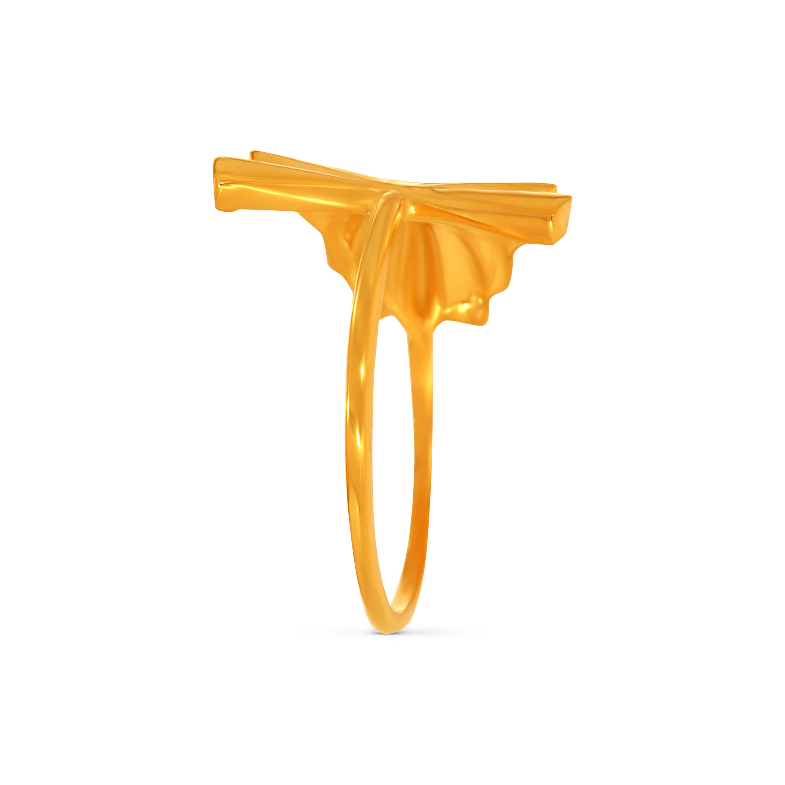 Palm Whisper Gold Ring alternate view 2