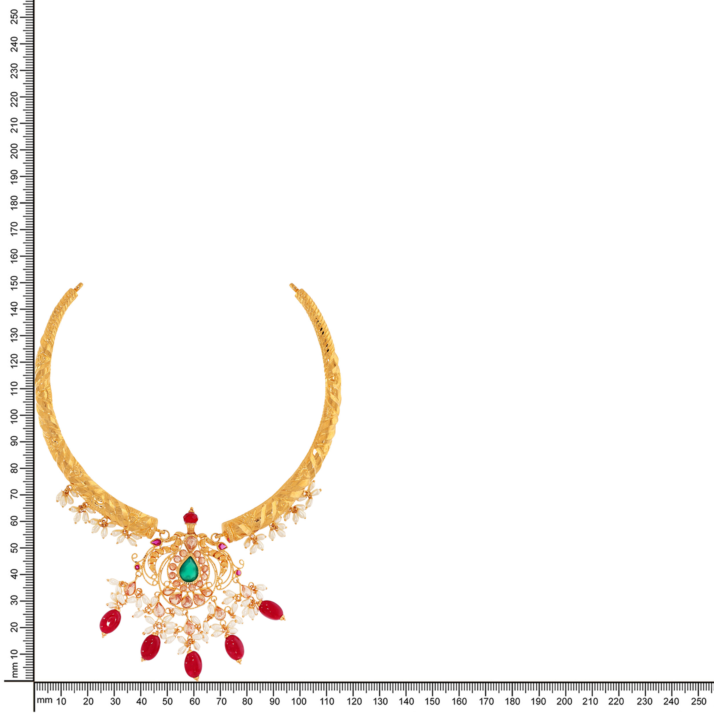 Jewelled Majesty Gold Necklace - Senco Gold and Diamonds