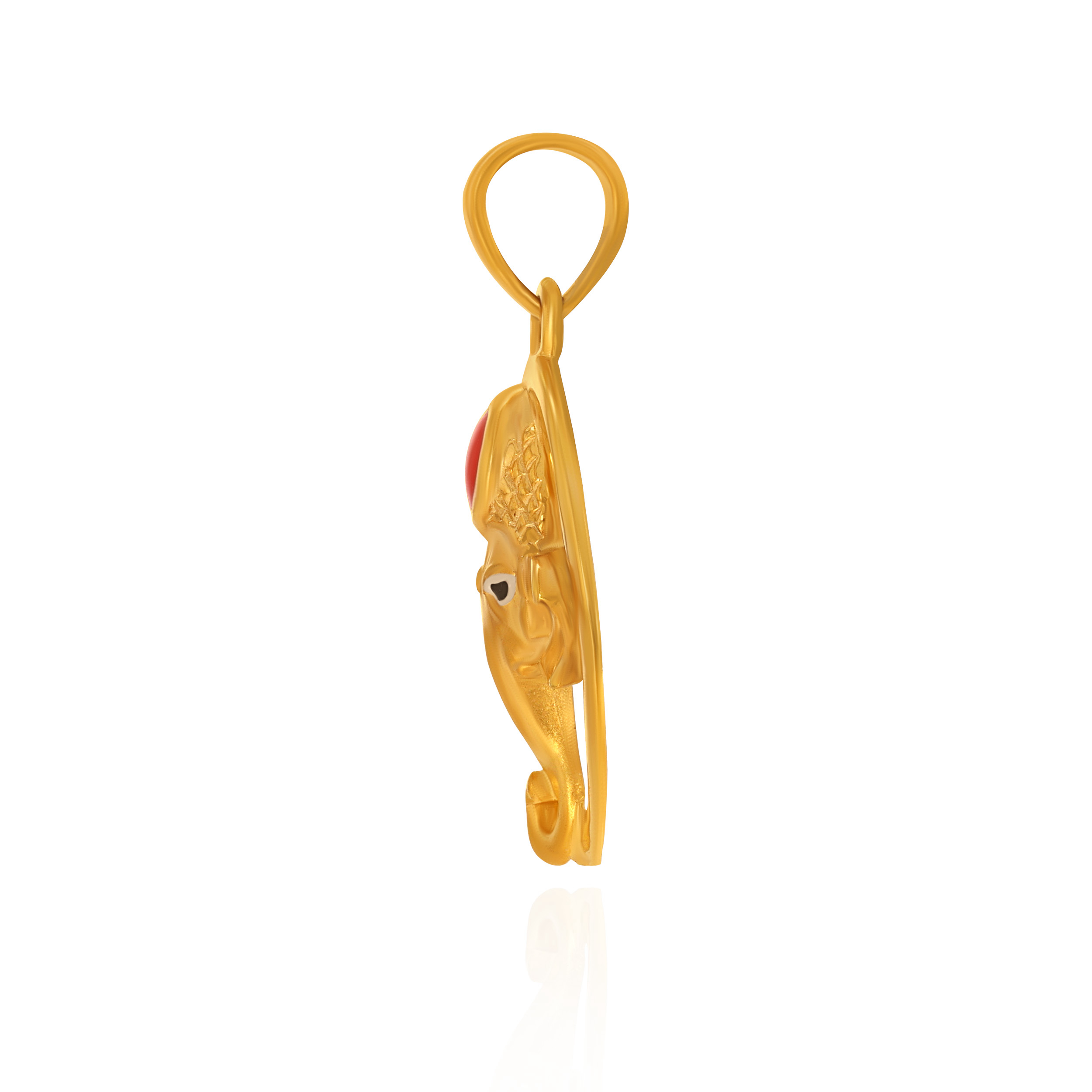 Auspicious Aura Ganesh Gold Pendant - Senco Gold and Diamonds
