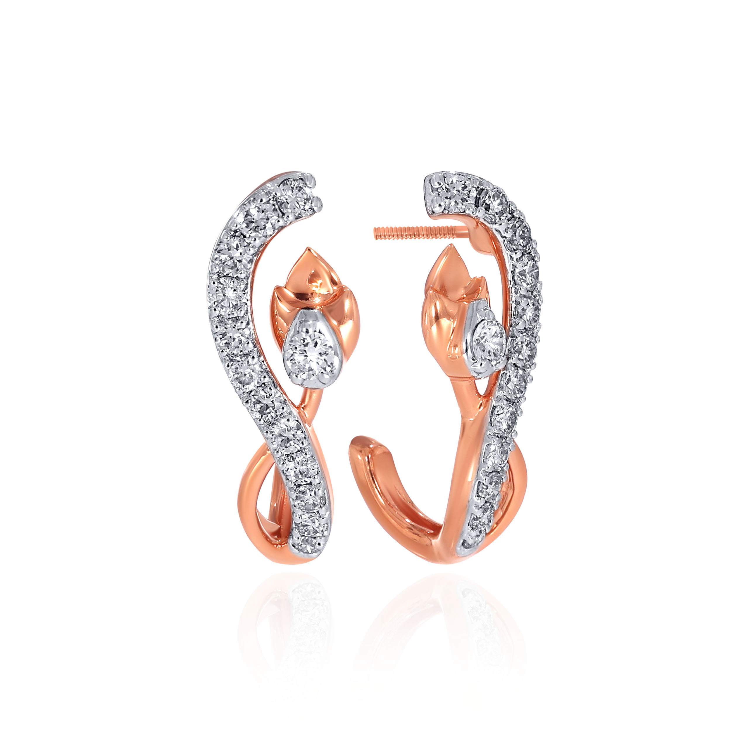 Eternal Grace Floral Earrings - Senco Gold and Diamonds