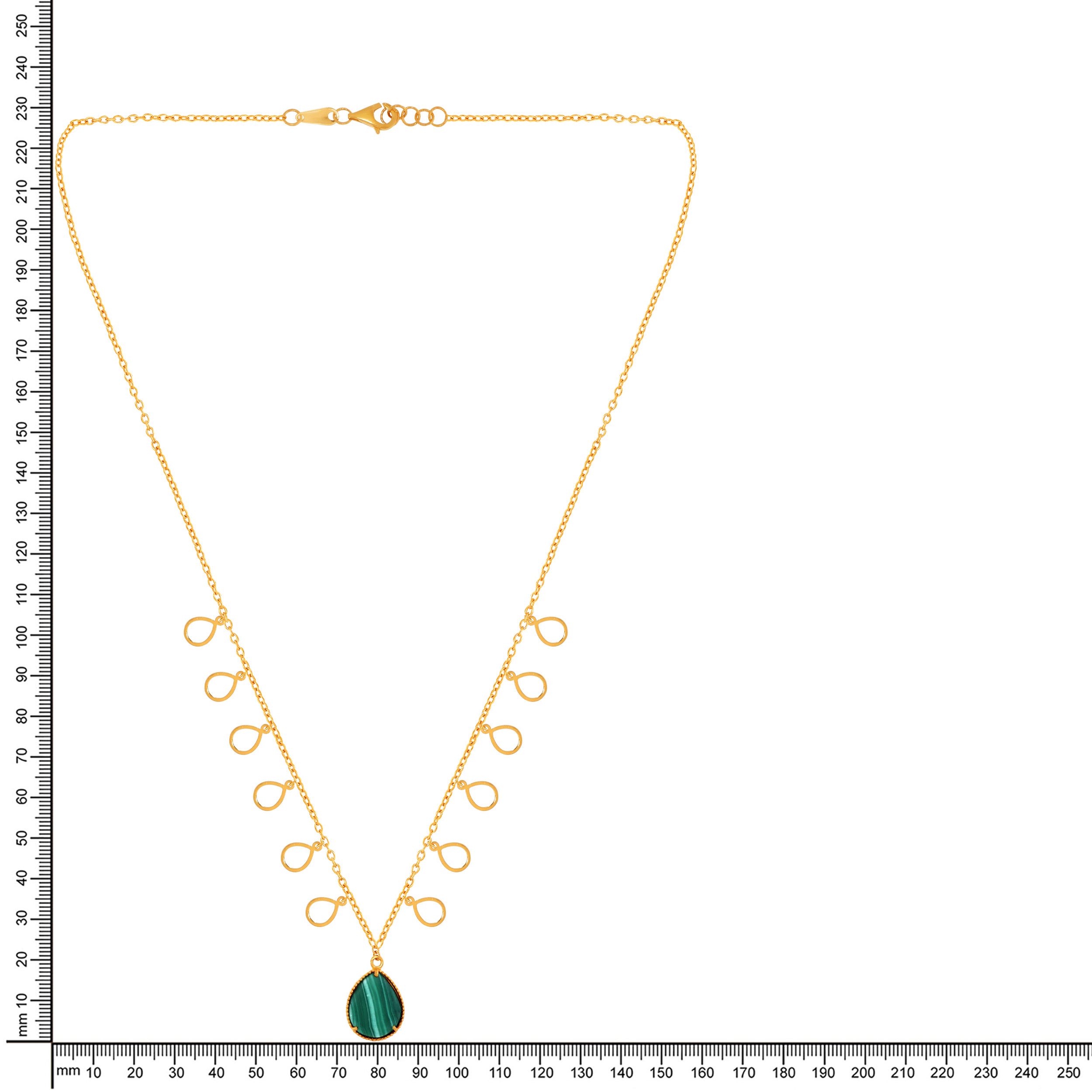 Oceanic Droplet Gold Chain - Senco Gold and Diamonds