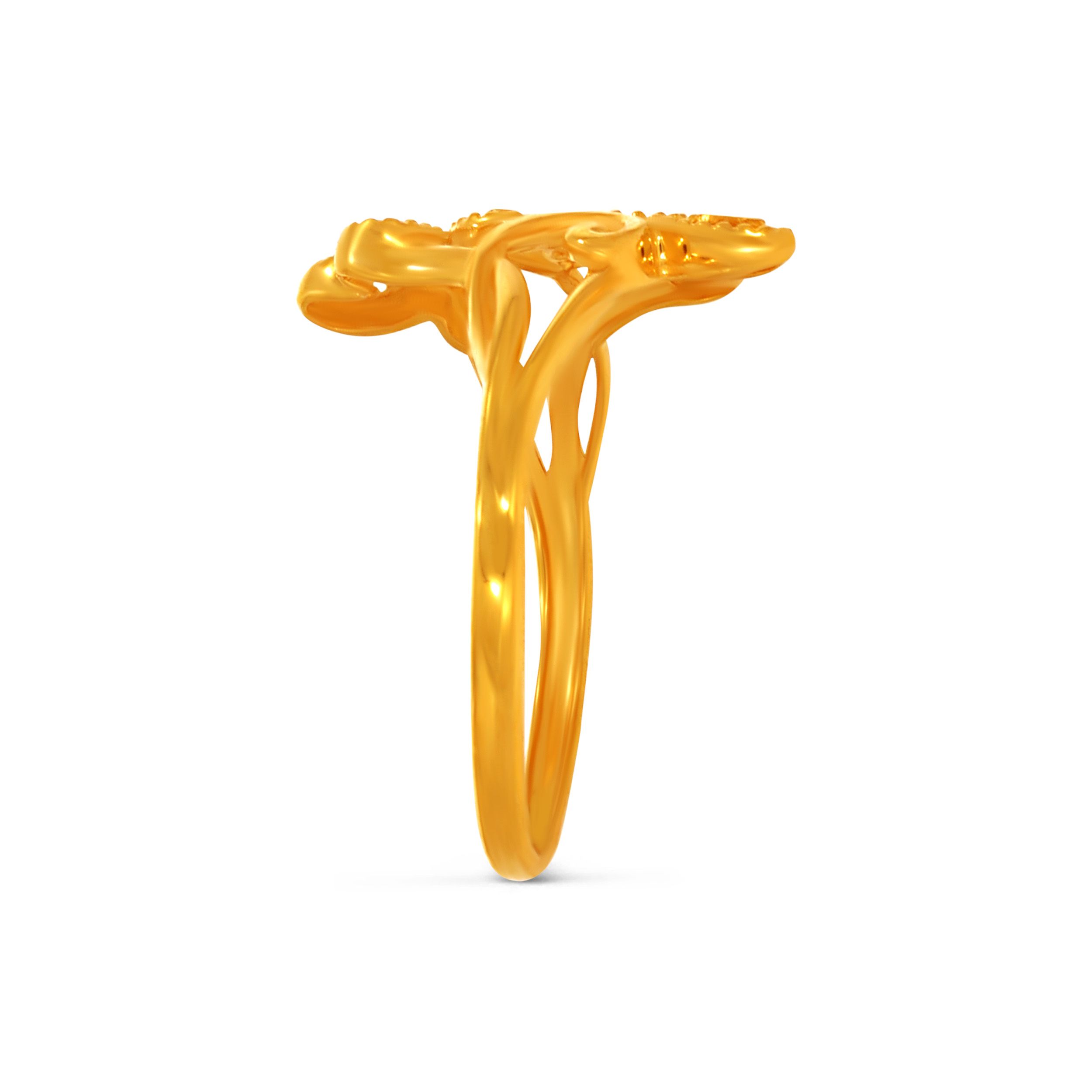 Arabesque Butterfly Gold Ring alternate view 2