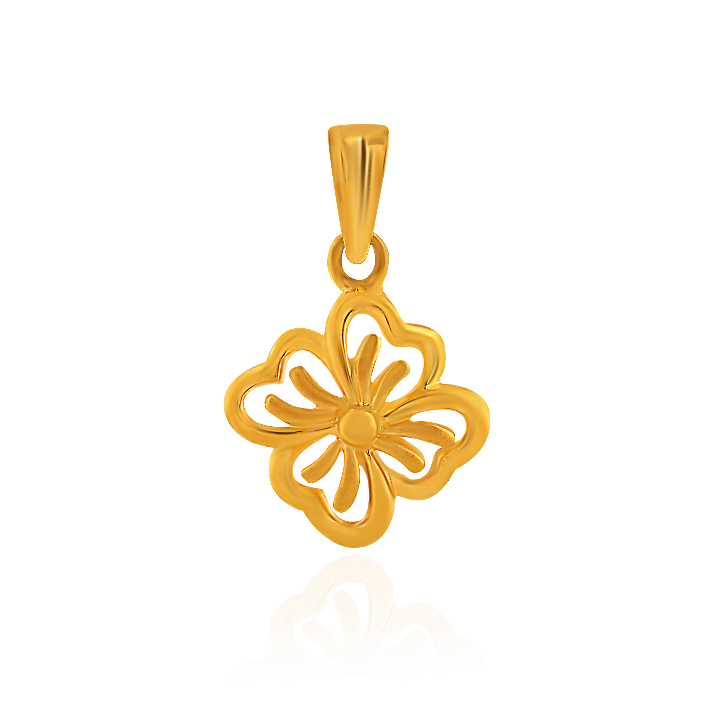Blossom Bond Gold Rakhi Pendant - Senco Gold and Diamonds