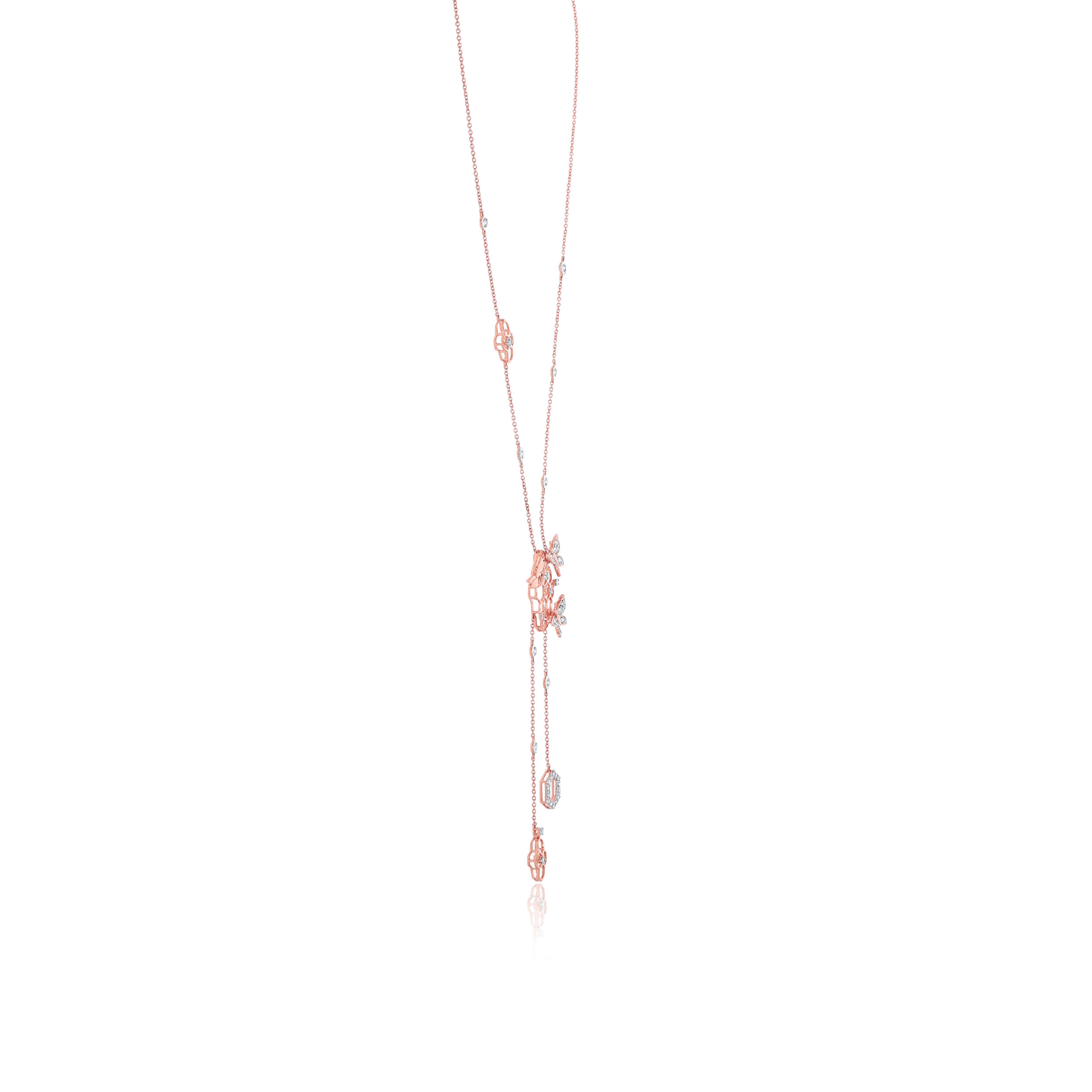 Mariposa Sweetness Diamond Chain Pendant - Senco Gold and Diamonds