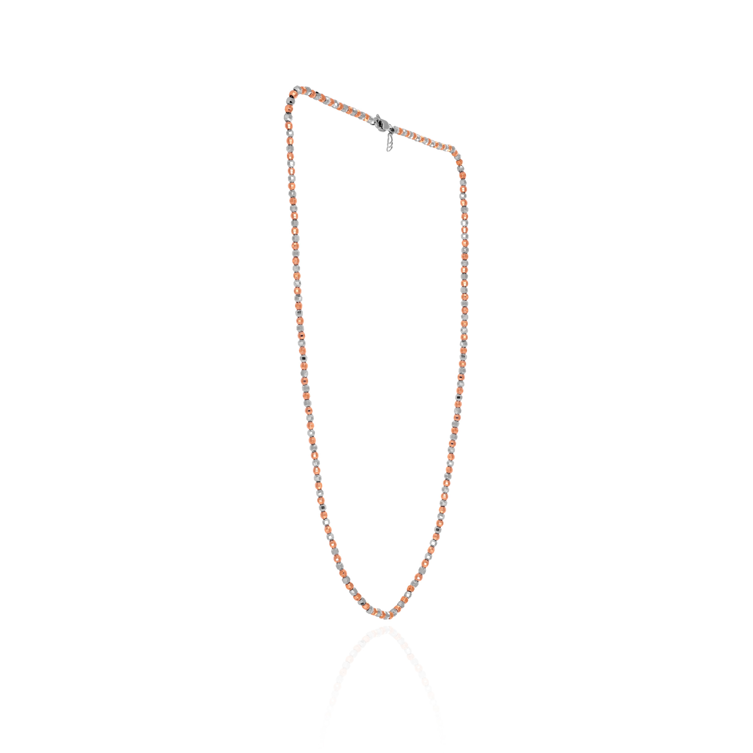 Aiki Wave Platinum Gold Necklace - Senco Gold and Diamonds