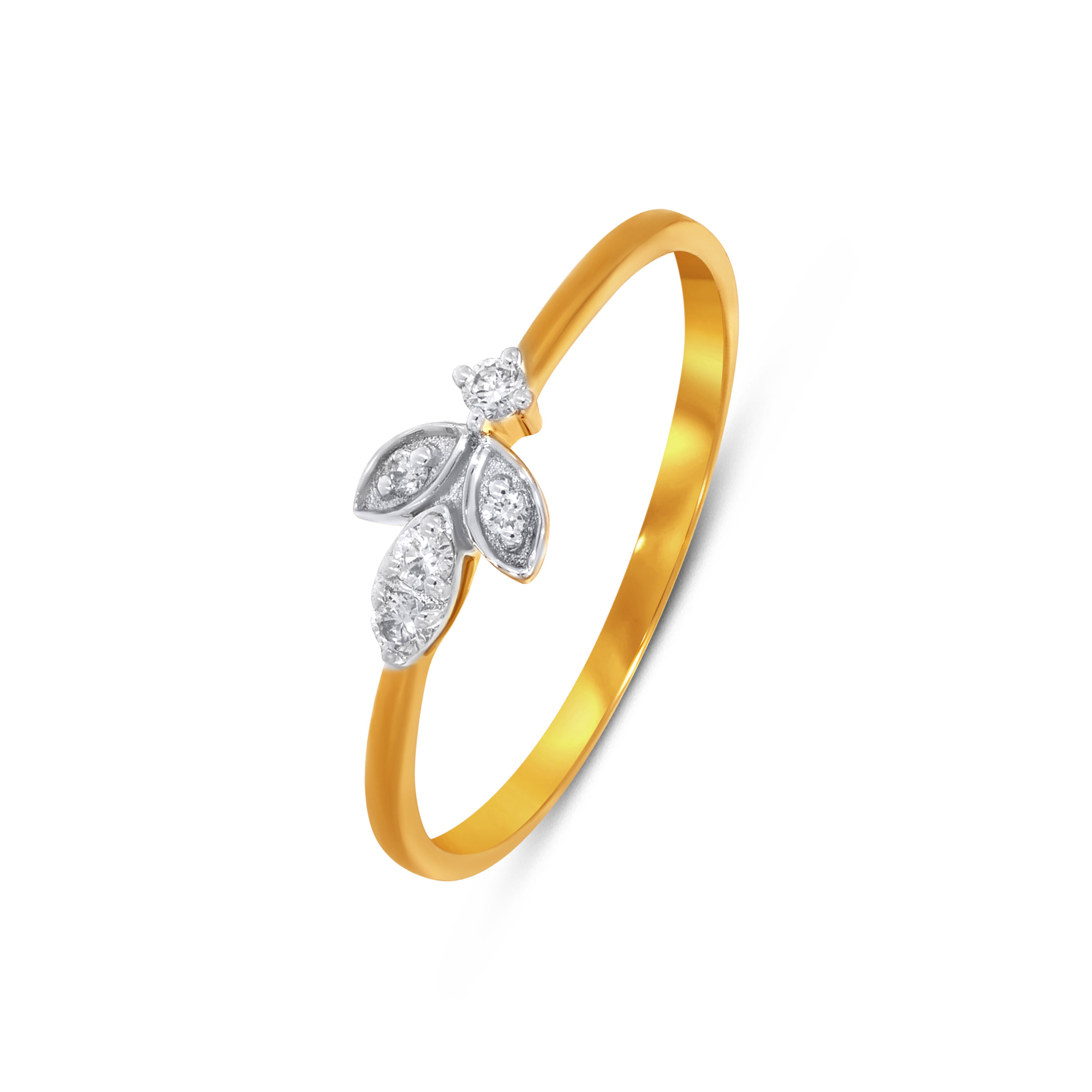 Gilded Petal Diamond Ring - Senco Gold and Diamonds