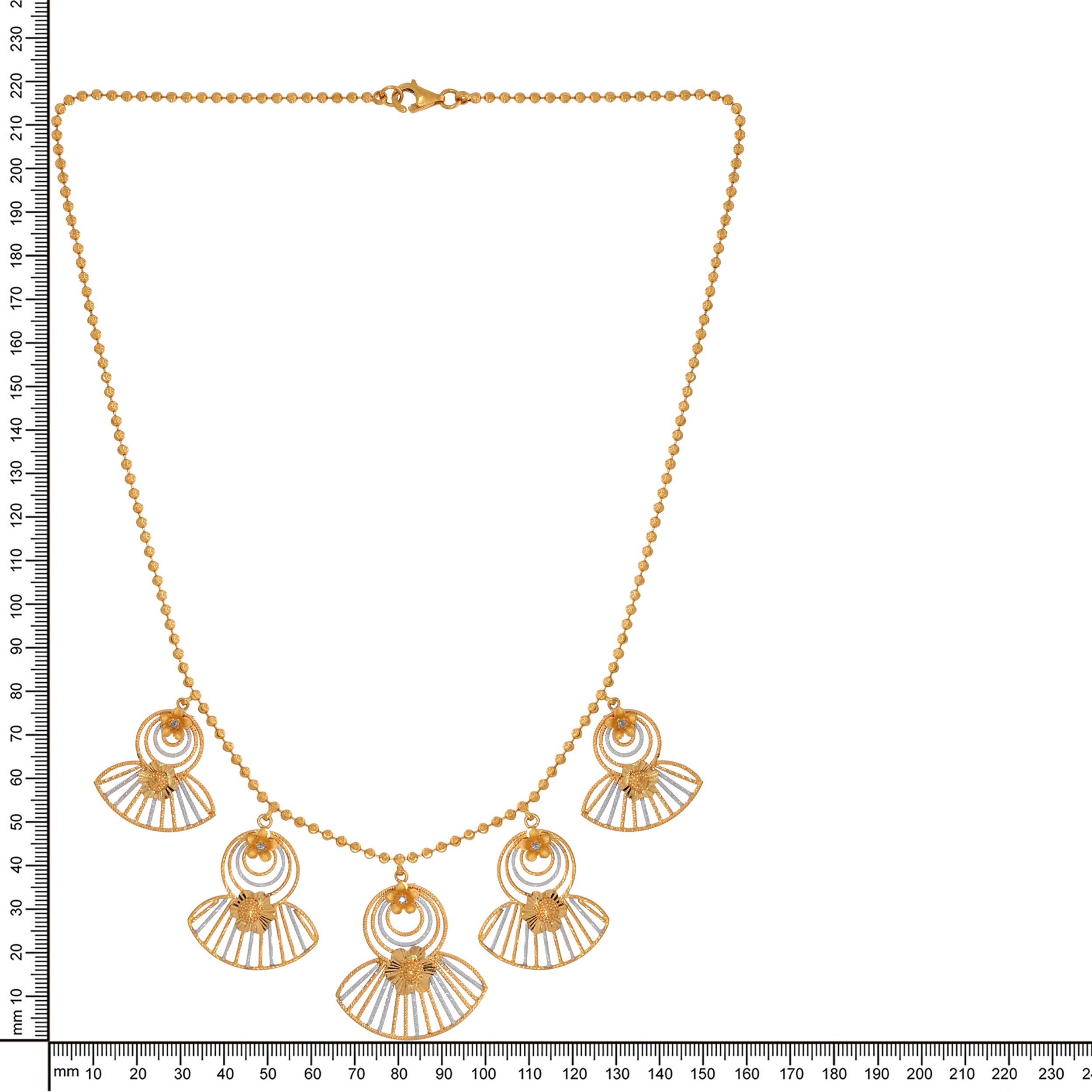 Spring Aura Floral Gold Necklace - Senco Gold and Diamonds
