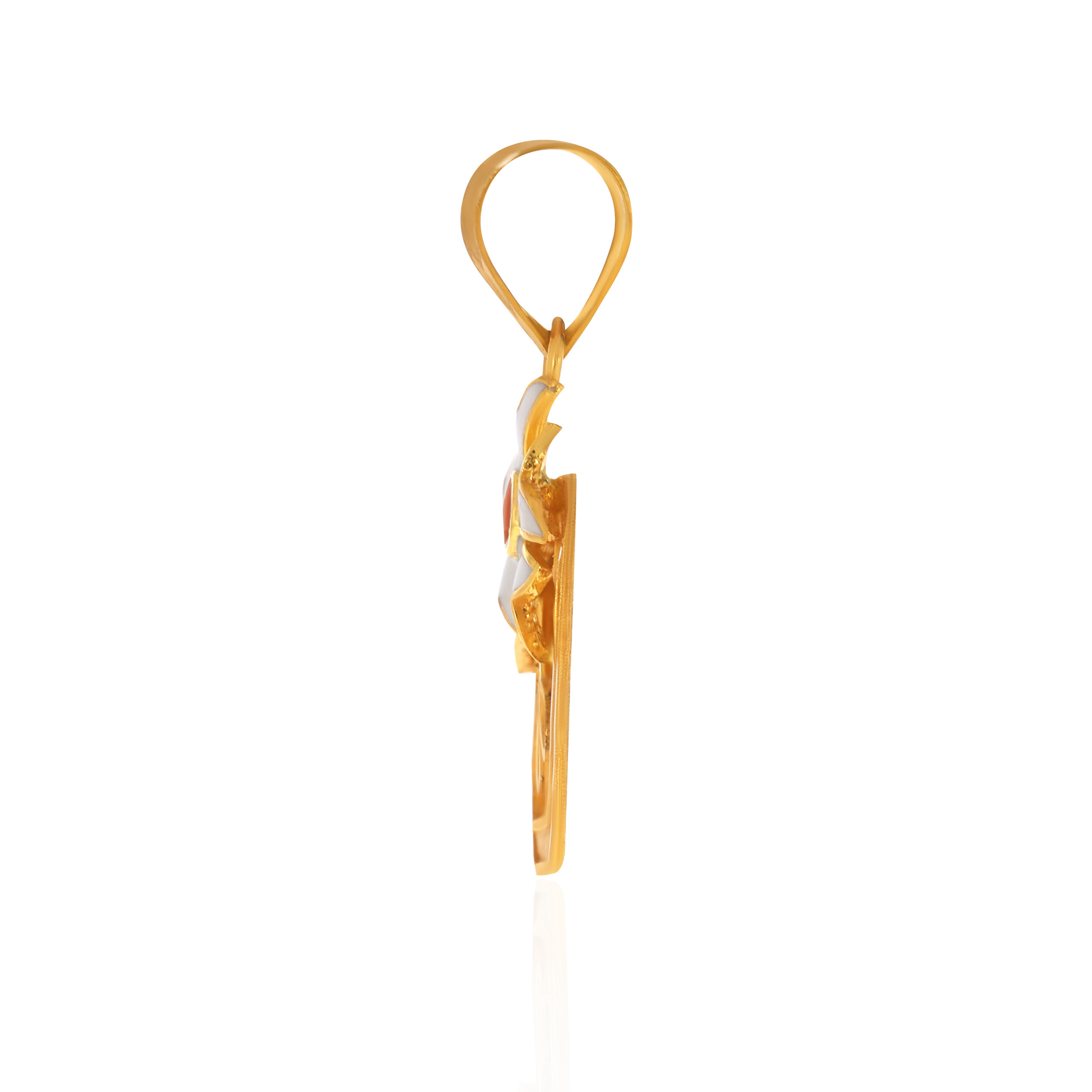 22K Yellow Gold Pendant-GPN-D000783645 - Senco Gold and Diamonds