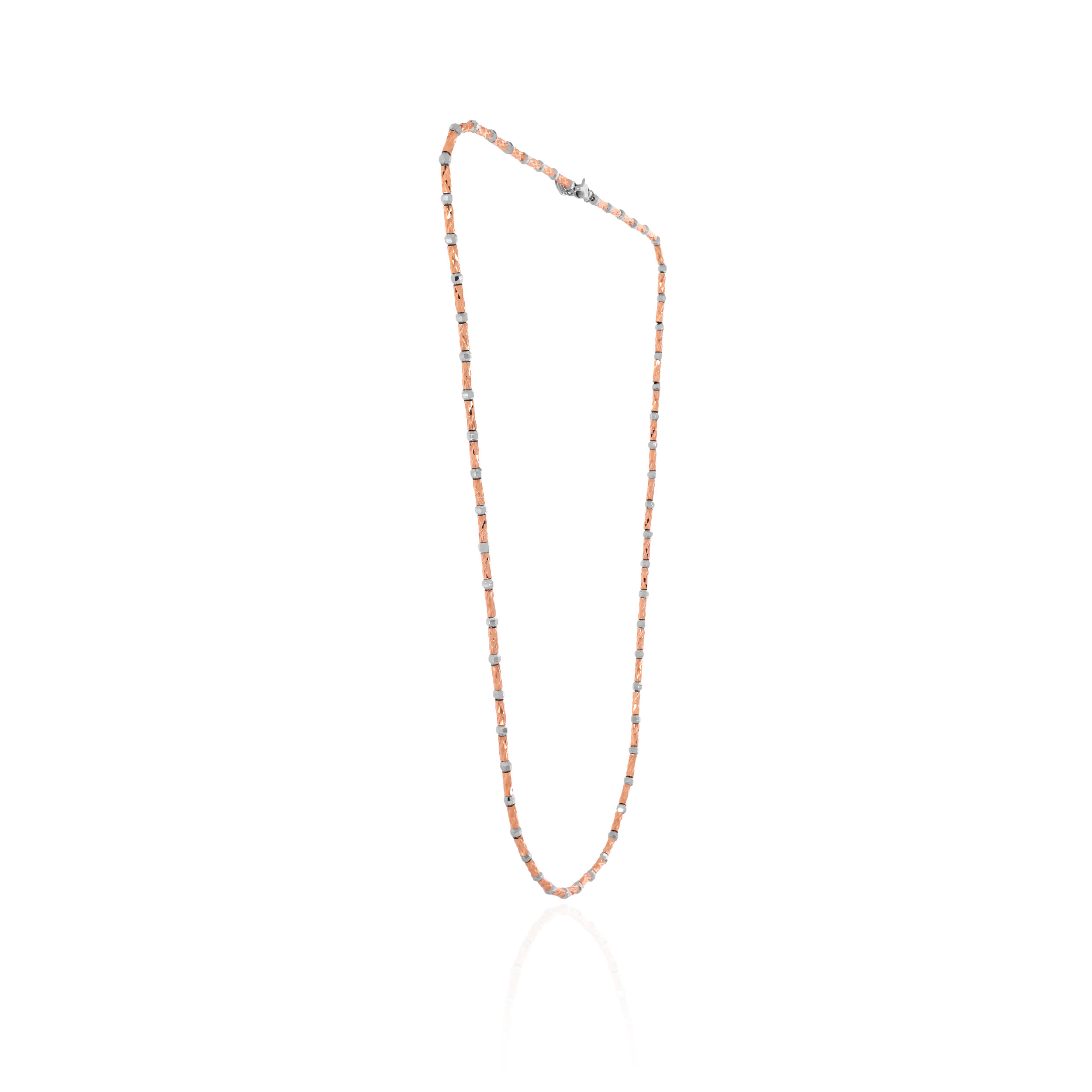 Rei Elegant Platinum Gold Necklace - Senco Gold and Diamonds