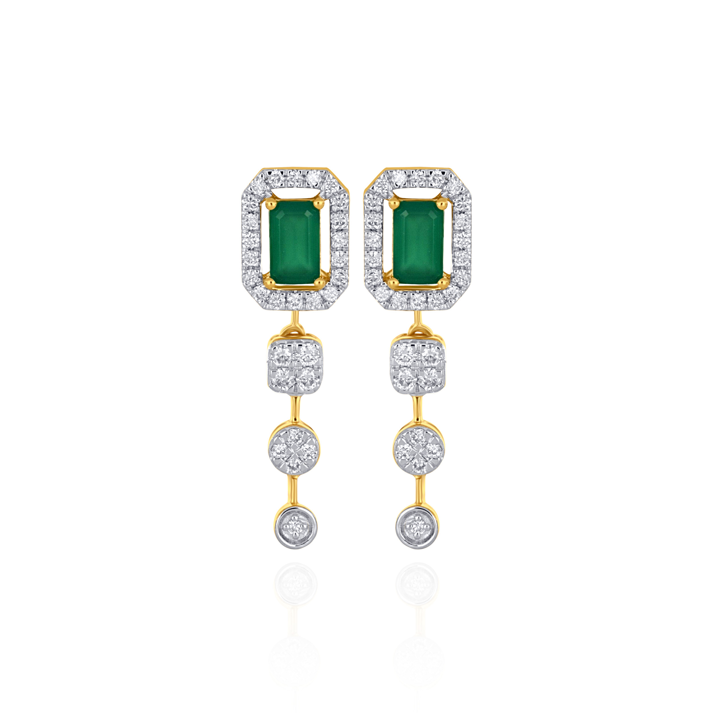 Verde Allure Diamond Earrings - Senco Gold and Diamonds
