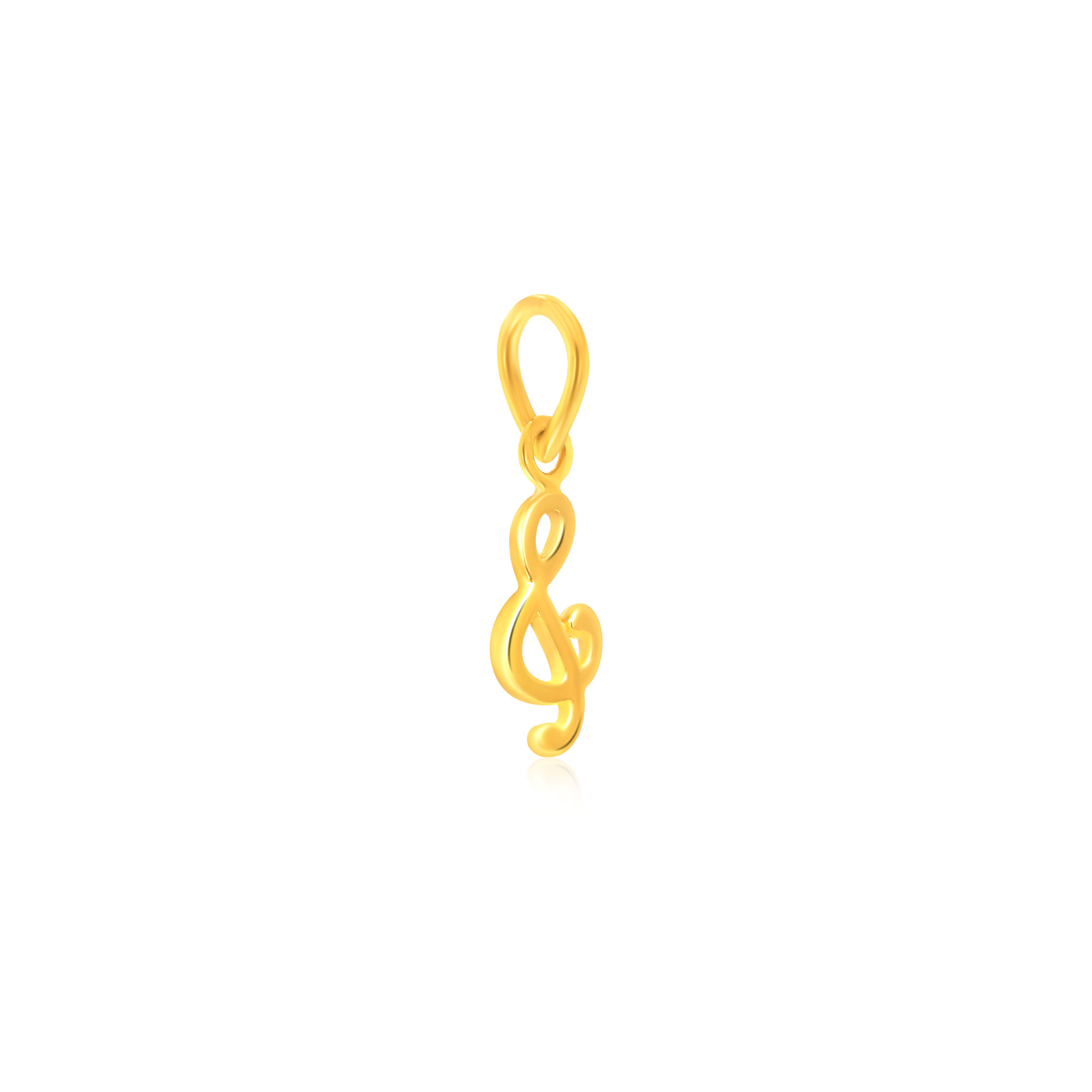 Melodious Note Kids Gold Pendant - Senco Gold and Diamonds