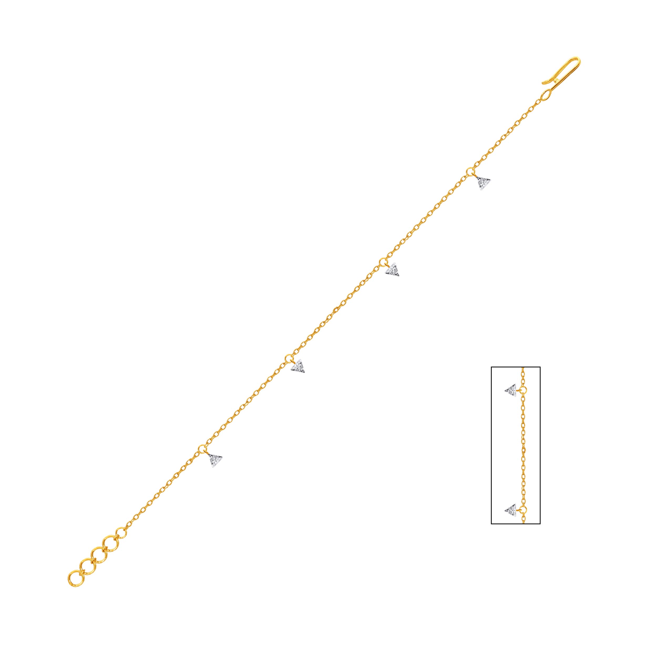 Tribal Arrow Diamond Bracelet - Senco Gold and Diamonds