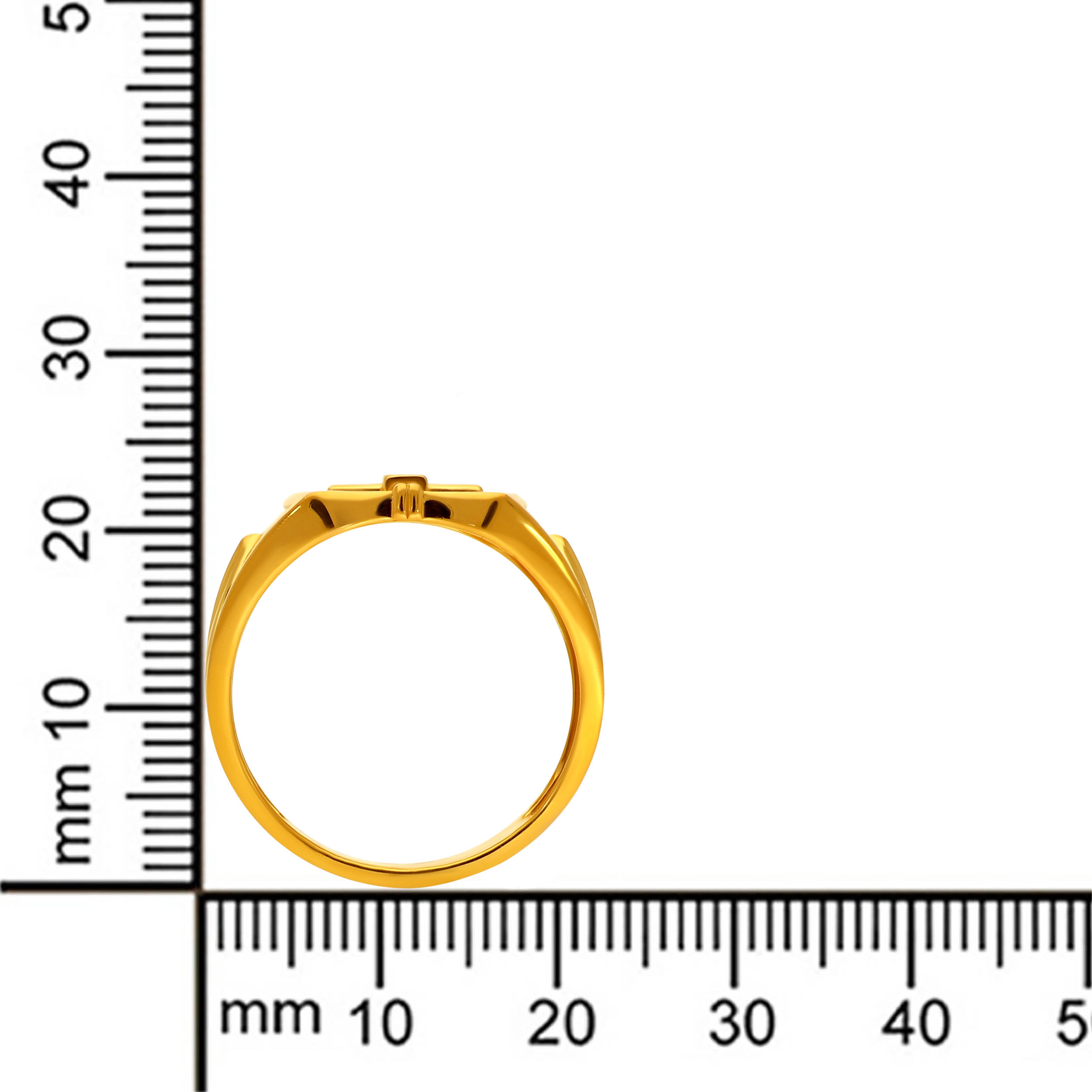 22K Yellow Gold Men Ring_GGR-SAD0006139 - Senco Gold and Diamonds
