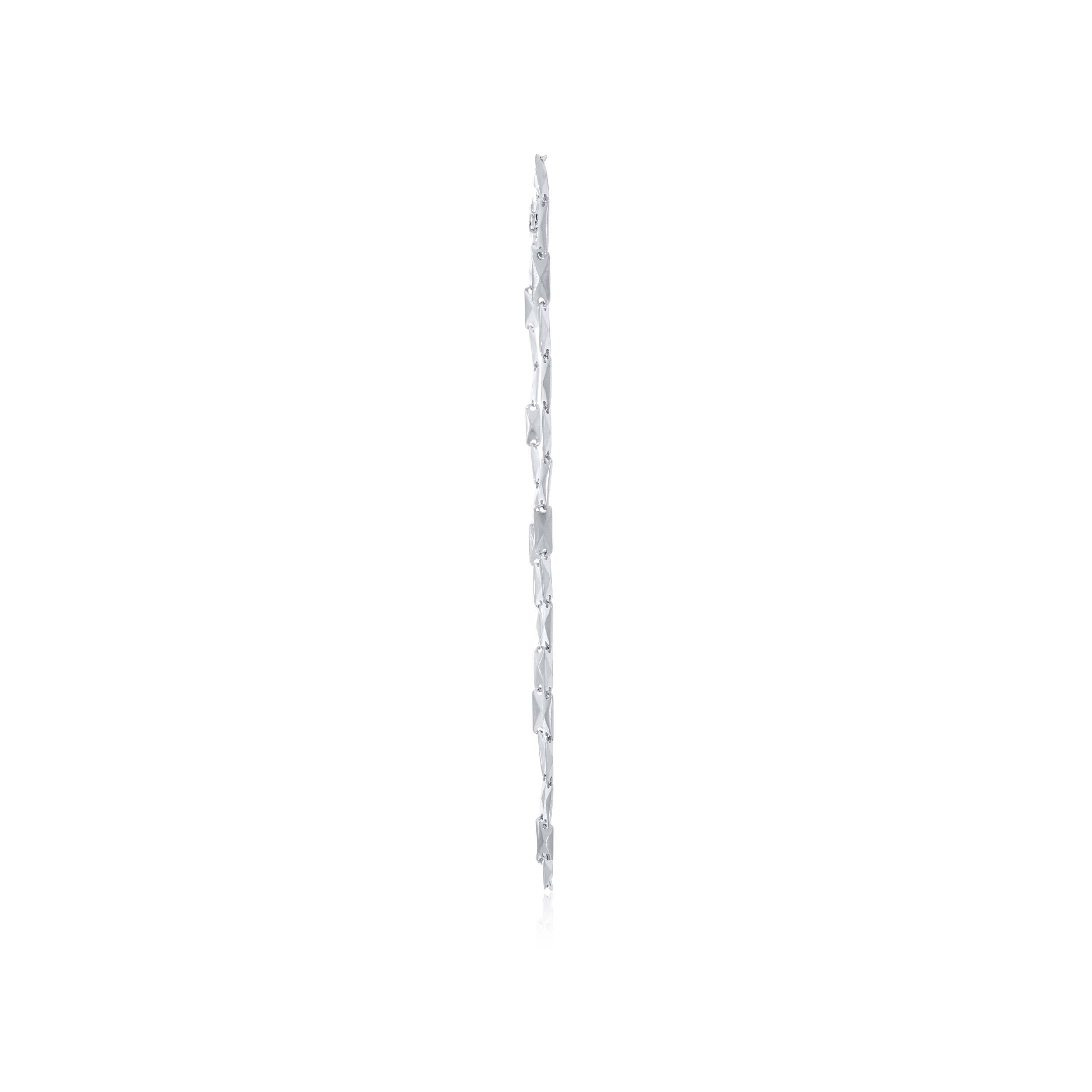 Geometric Shine Men Platinum Chain - Senco Gold and Diamonds