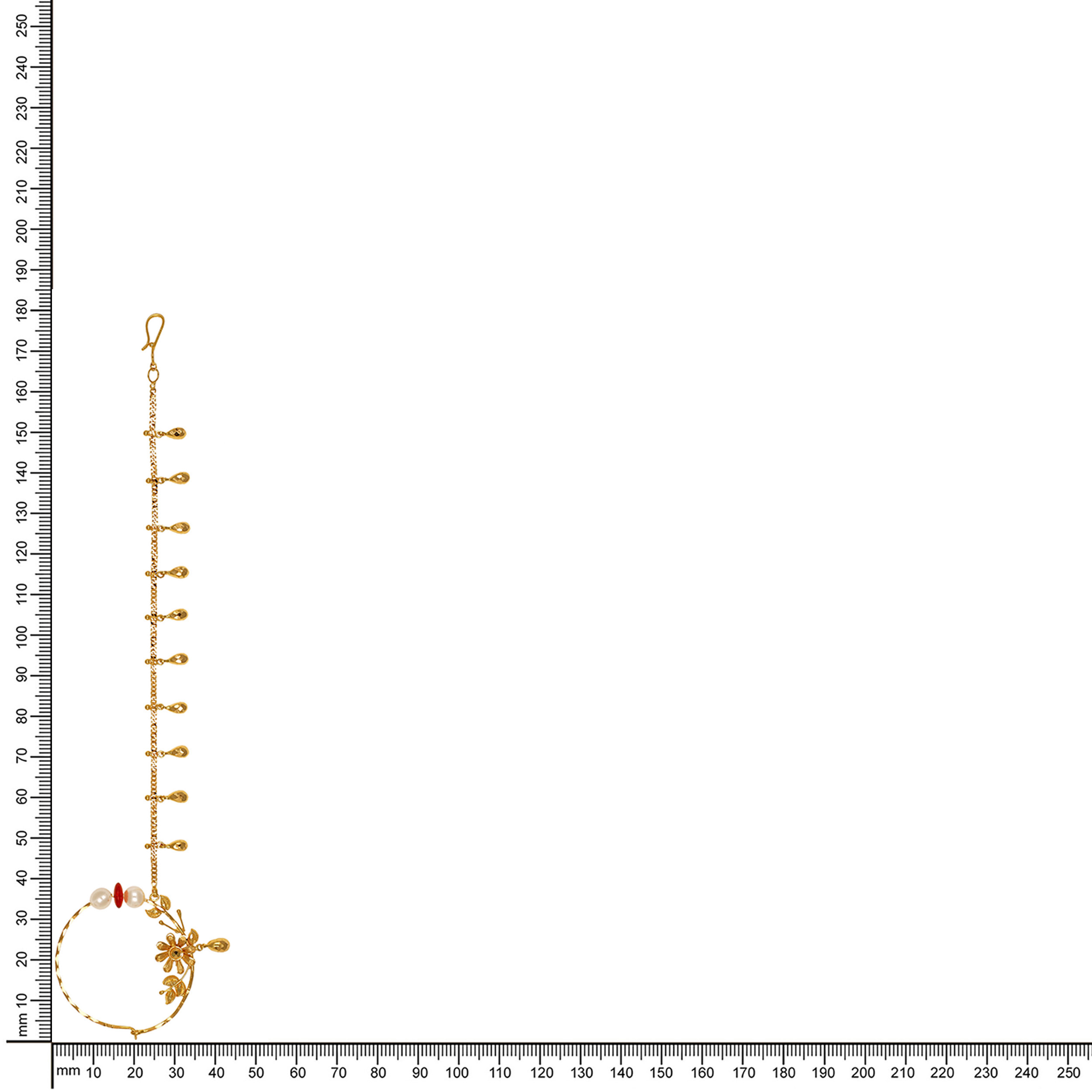 22K Yellow Gold Nath-GNT-D000753908 - Senco Gold and Diamonds
