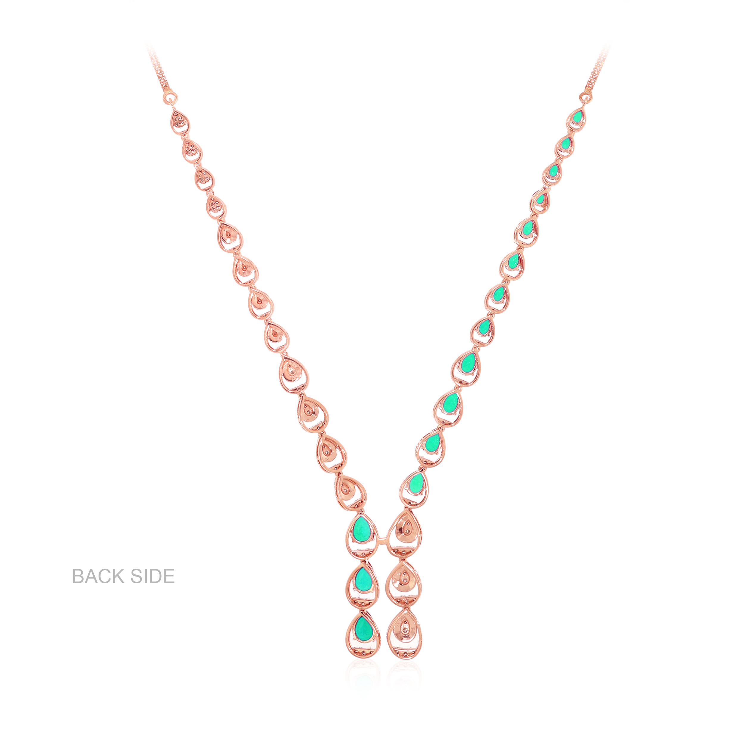 Sleek Duo Diamond Necklace - Senco Gold and Diamonds