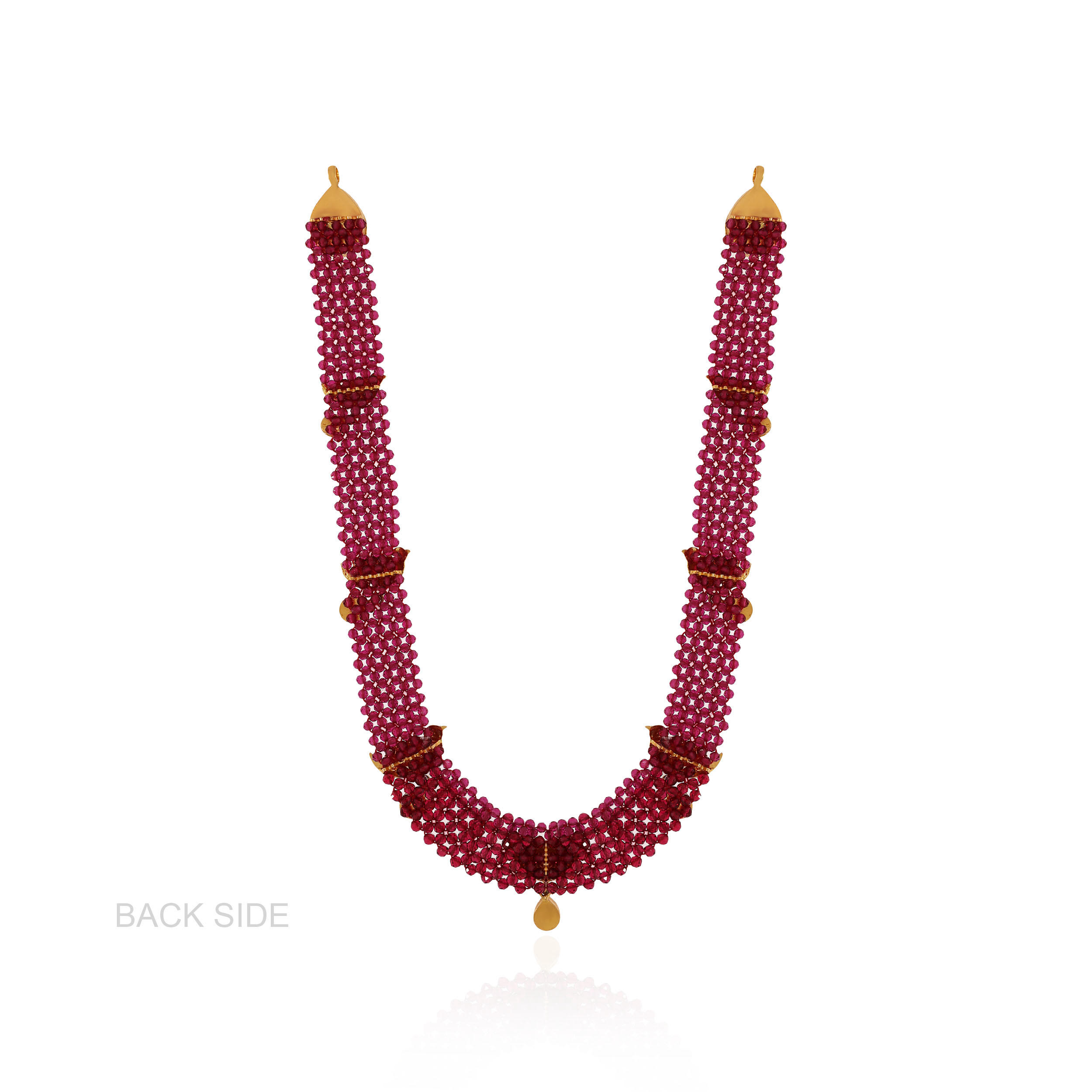 22K Yellow Gold Kundan Necklace-GN-D000788421 - Senco Gold and Diamonds