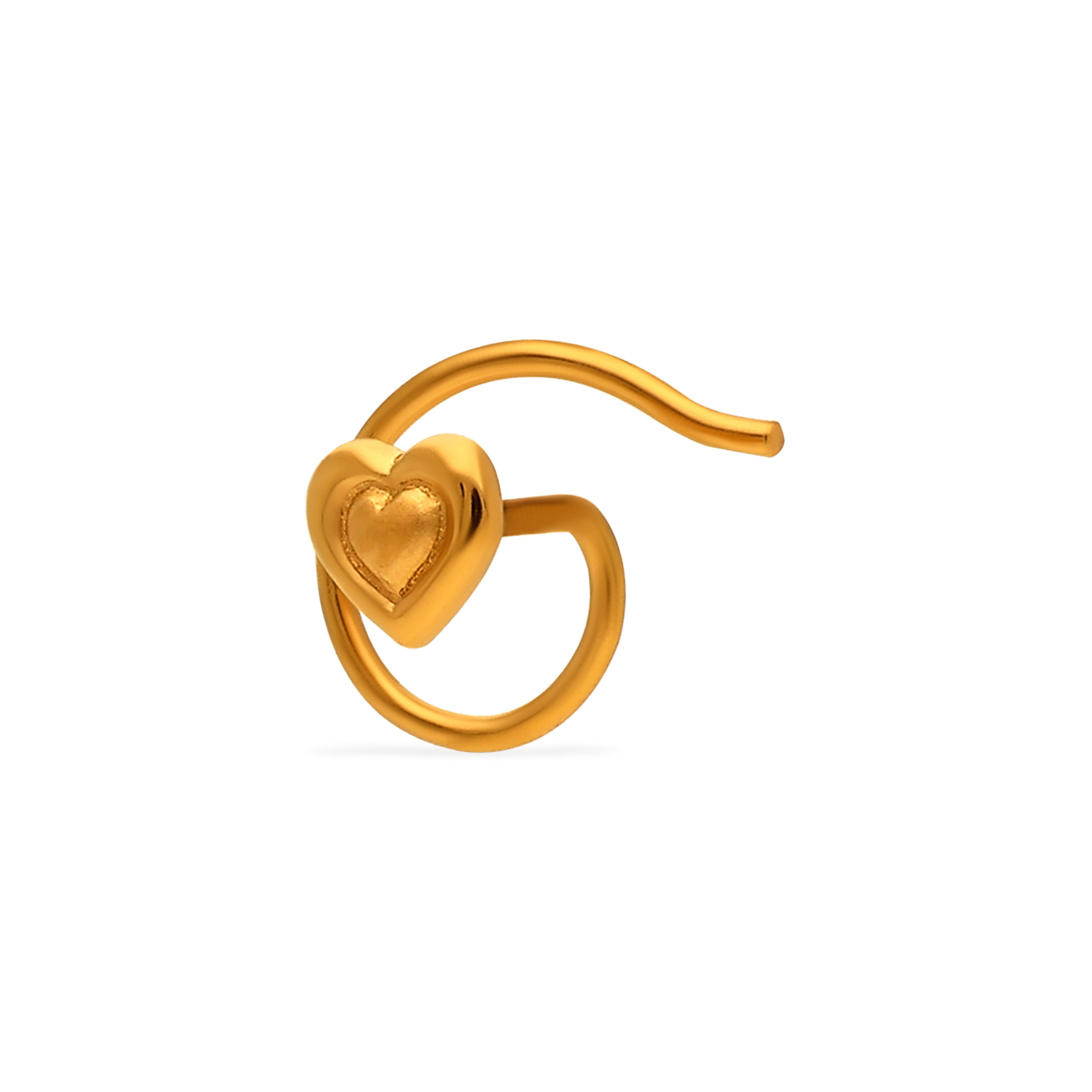 Love Lite Gold Nose Pin - Senco Gold and Diamonds