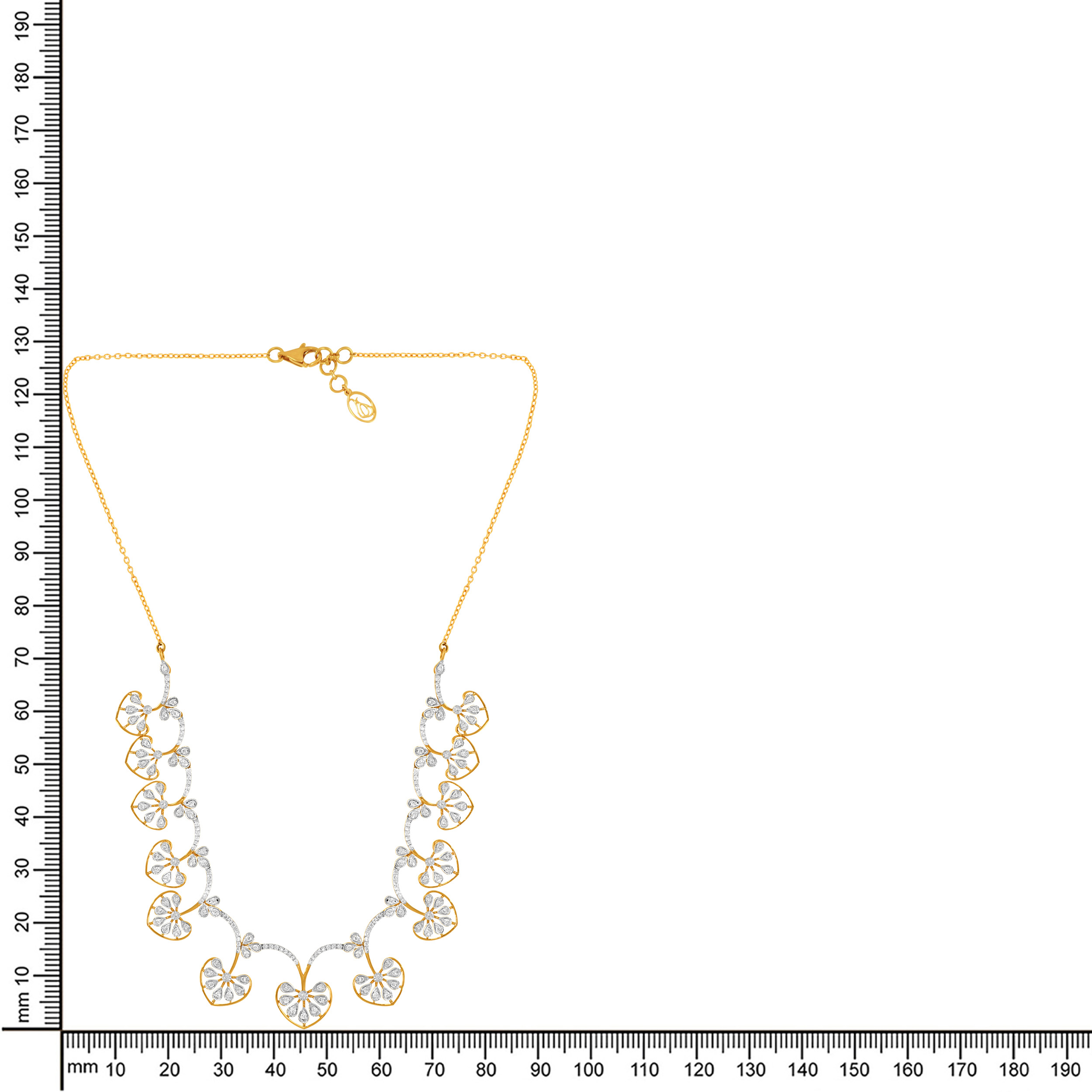 Elowen Bloom Diamond Necklace - Senco Gold and Diamonds