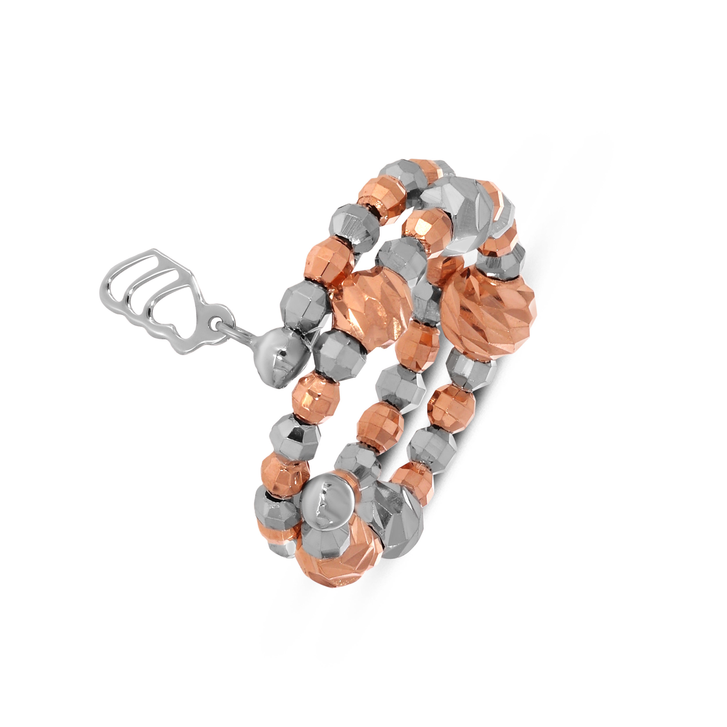 Yoshi Gleam Coil Platinum Ring - Senco Gold and Diamonds
