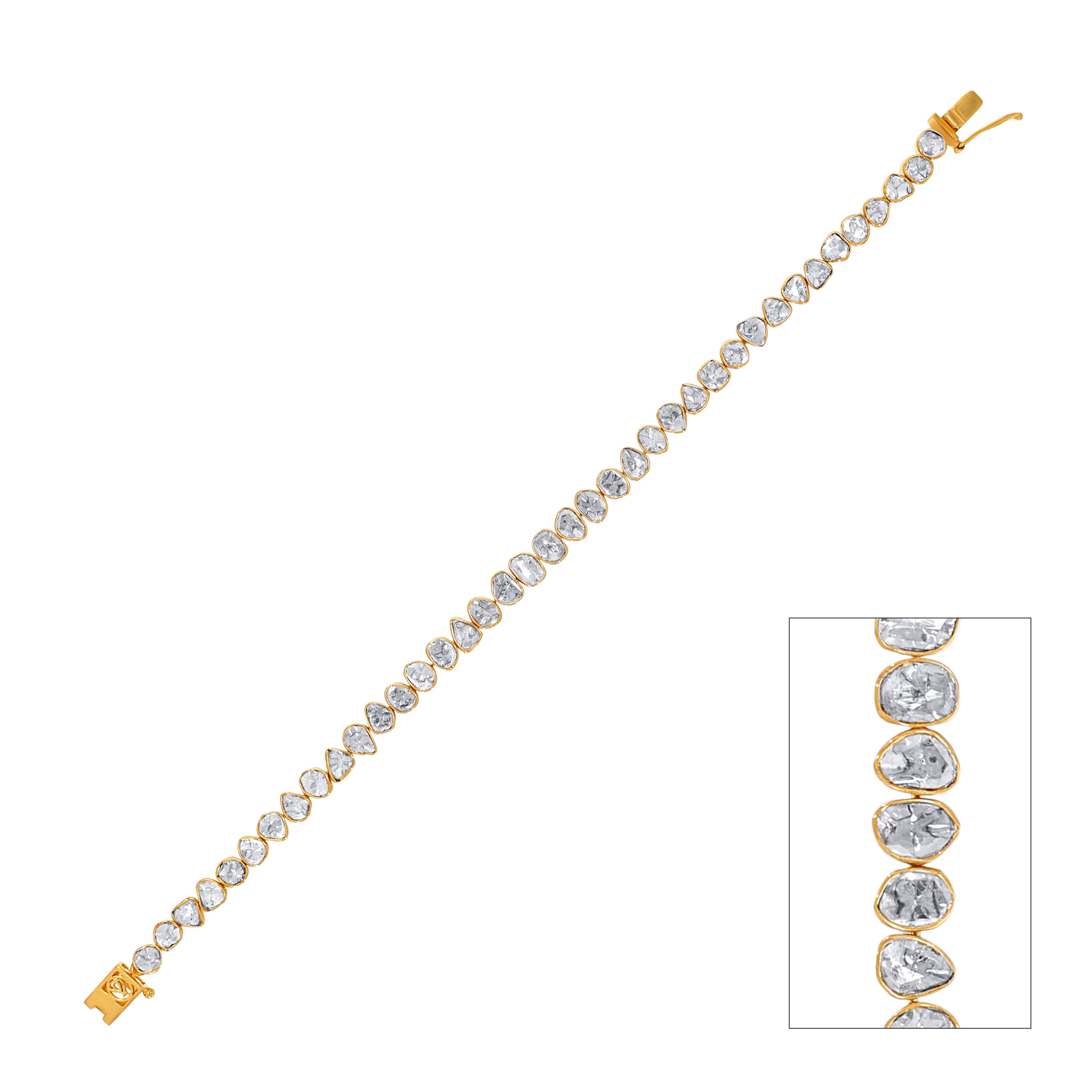 Empress Gleam Polki Bracelet
 - Senco Gold and Diamonds