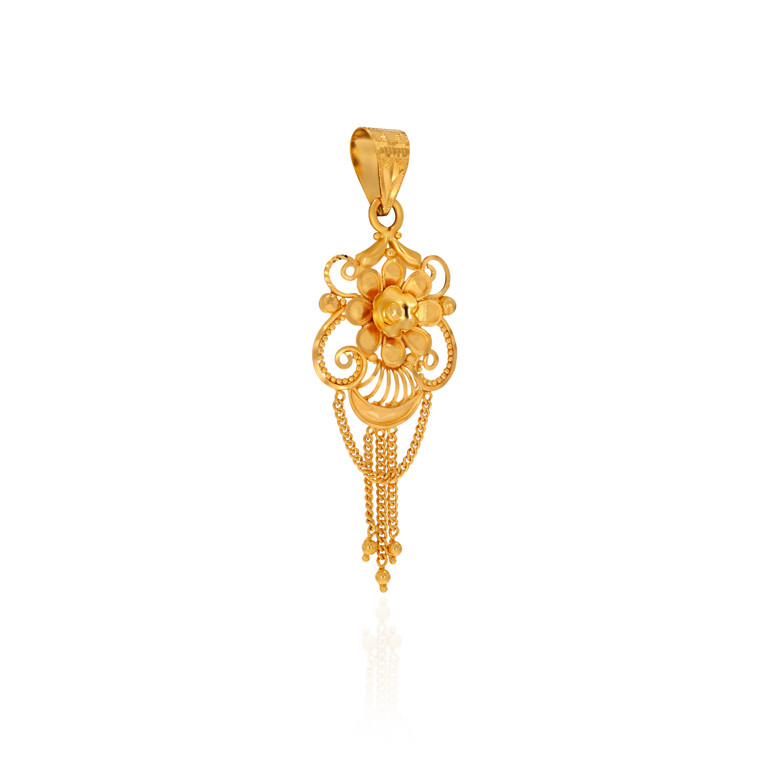 Enchanted Petal Gold Pendant - Senco Gold and Diamonds