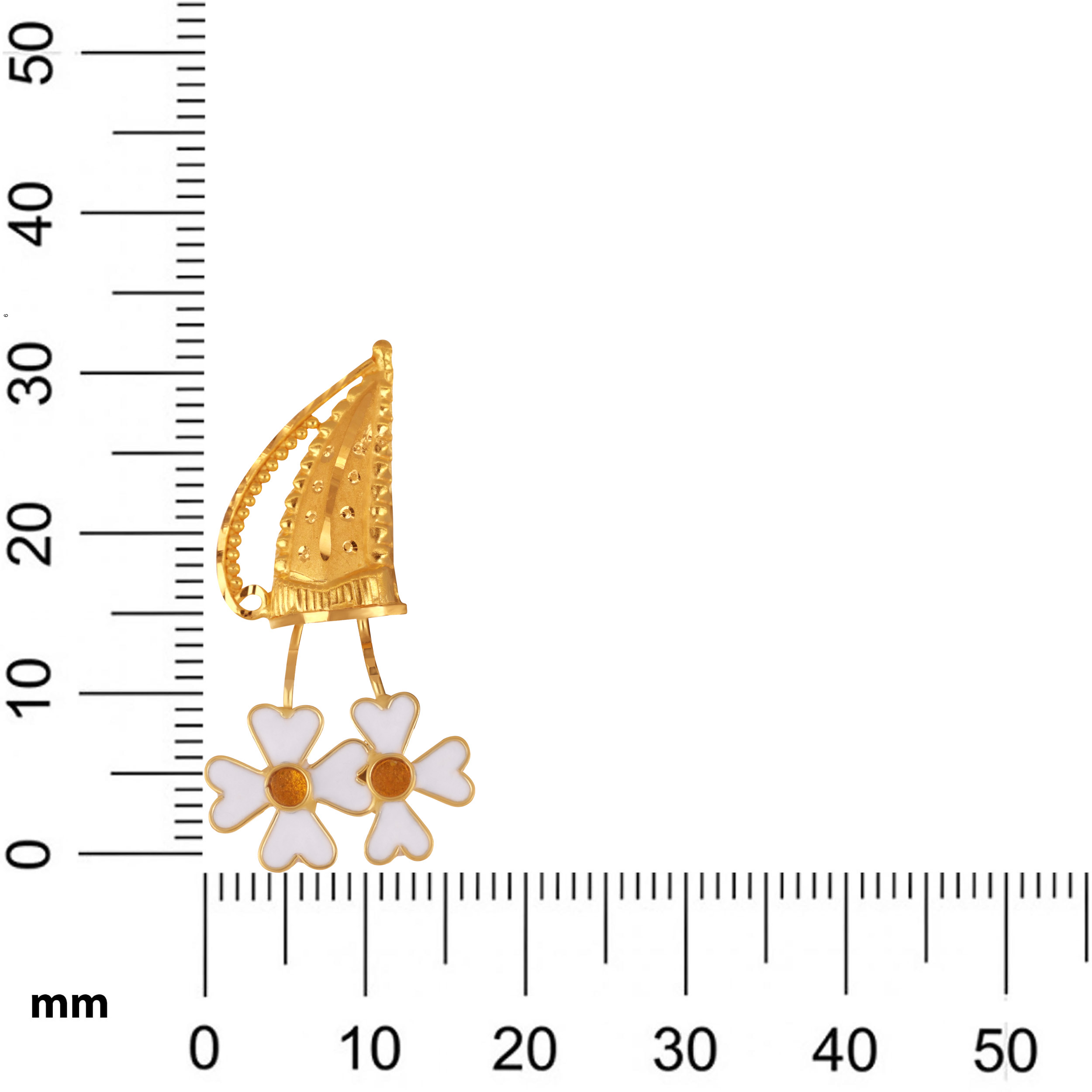 Pristine Shiuli Gold Studs - Senco Gold and Diamonds