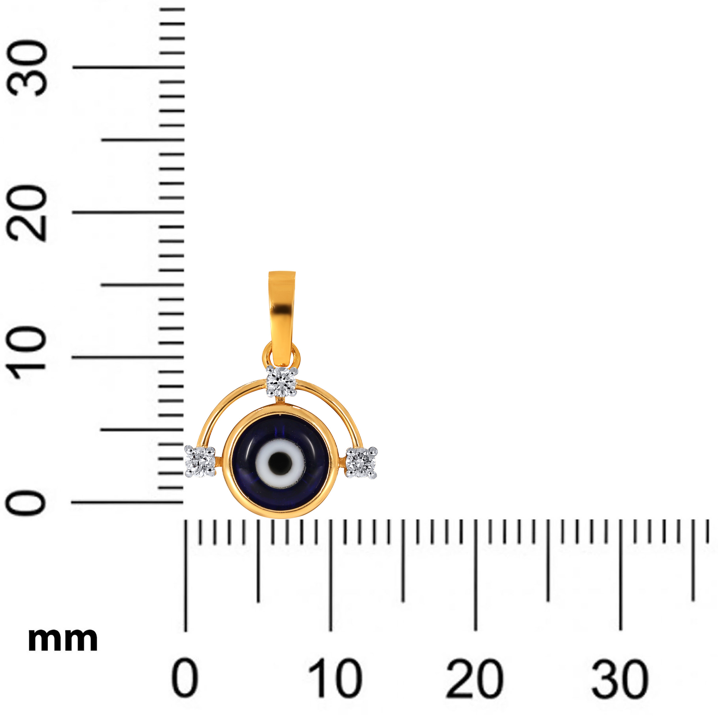14K Yellow Gold Kids Diamond Pendant-DPN-D000790191 - Senco Gold and Diamonds