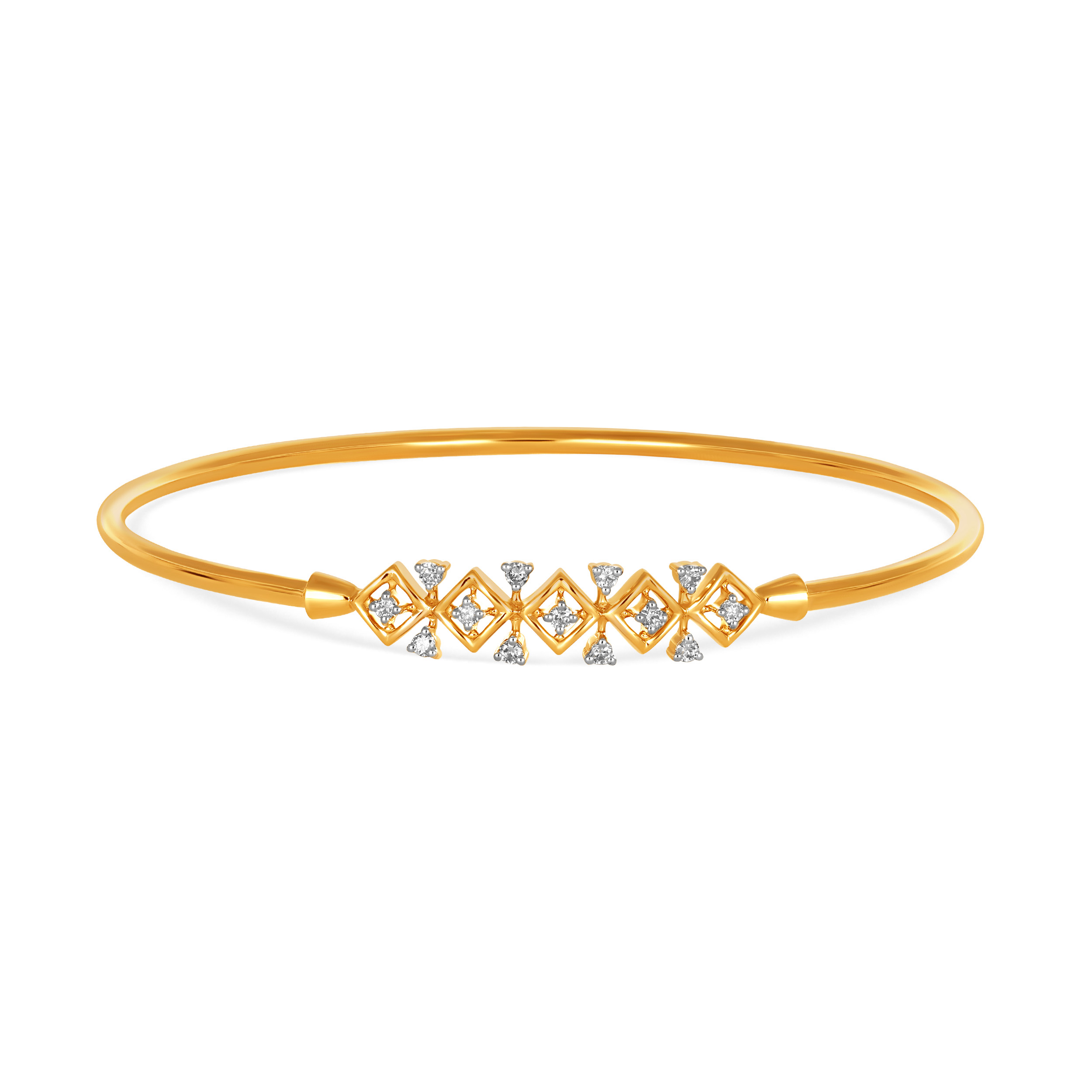 Ethereal Glow Diamond Noa Bangle - Senco Gold and Diamonds