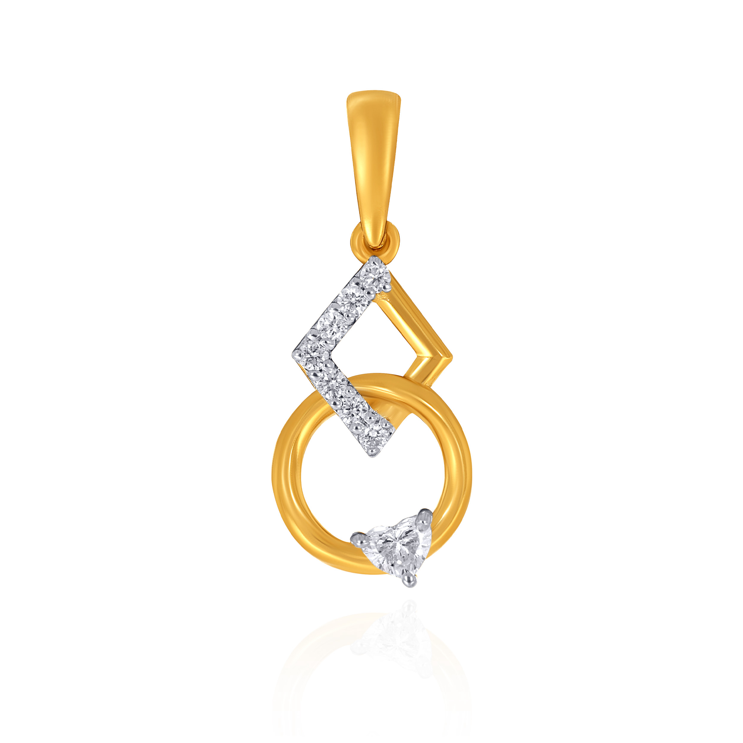 Connected Heart Diamond Pendant - Senco Gold and Diamonds