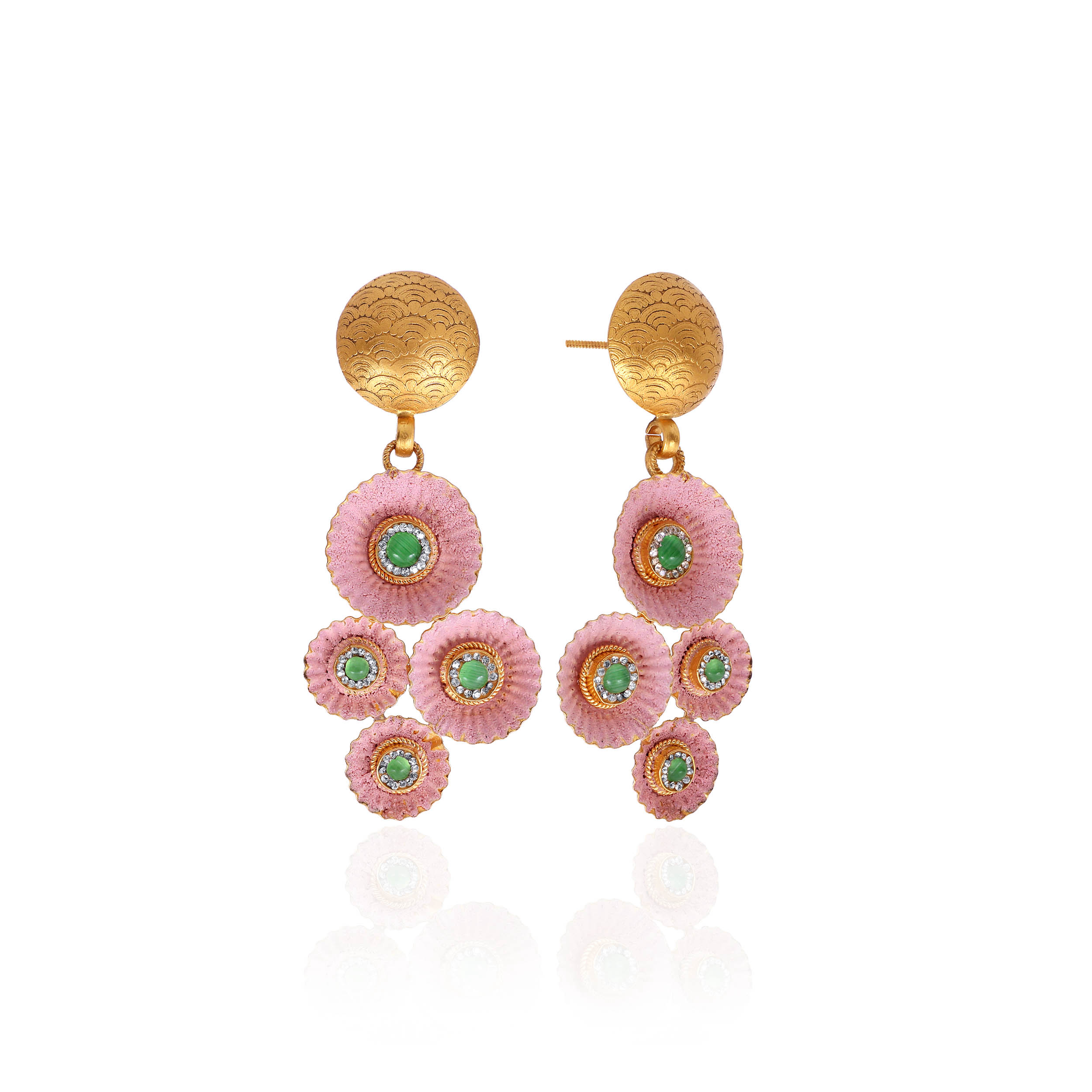 22K Yellow Gold Earrings-GPGN-D000760633 - Senco Gold and Diamonds