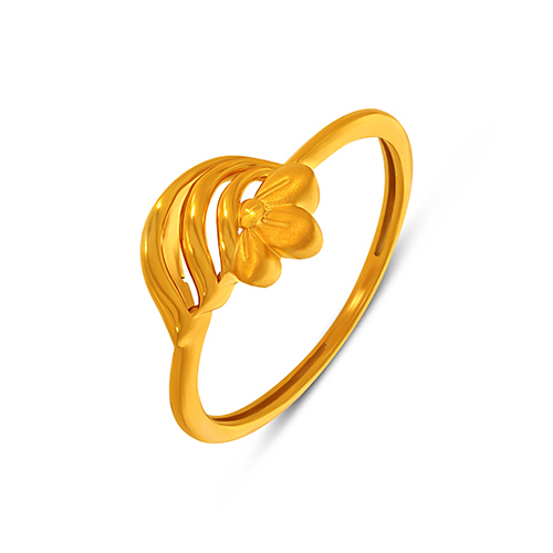 Botanical Finesse Gold Ring - Senco Gold and Diamonds