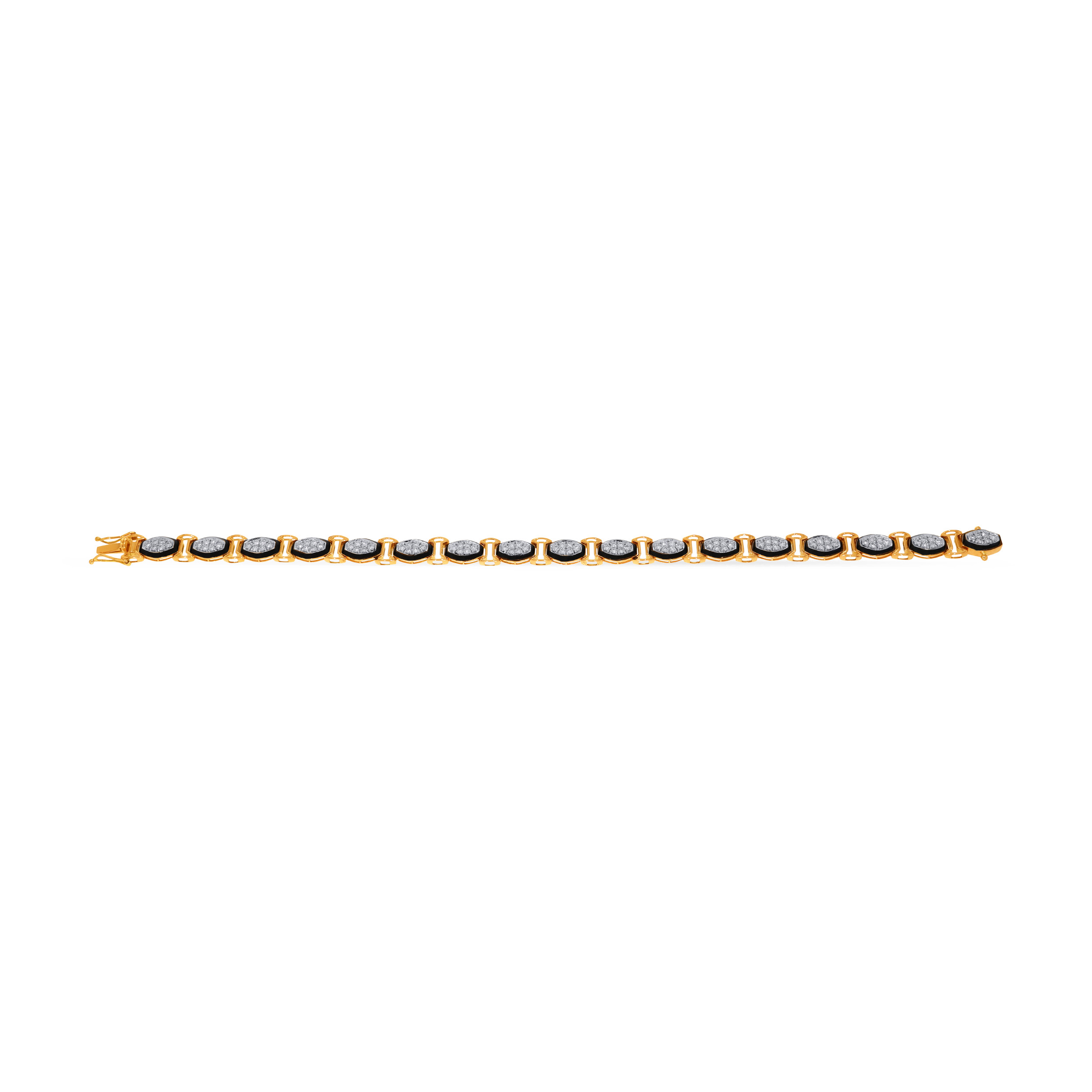 Eclipse Line Men's Diamond Wristlet - Senco Gold and Diamonds