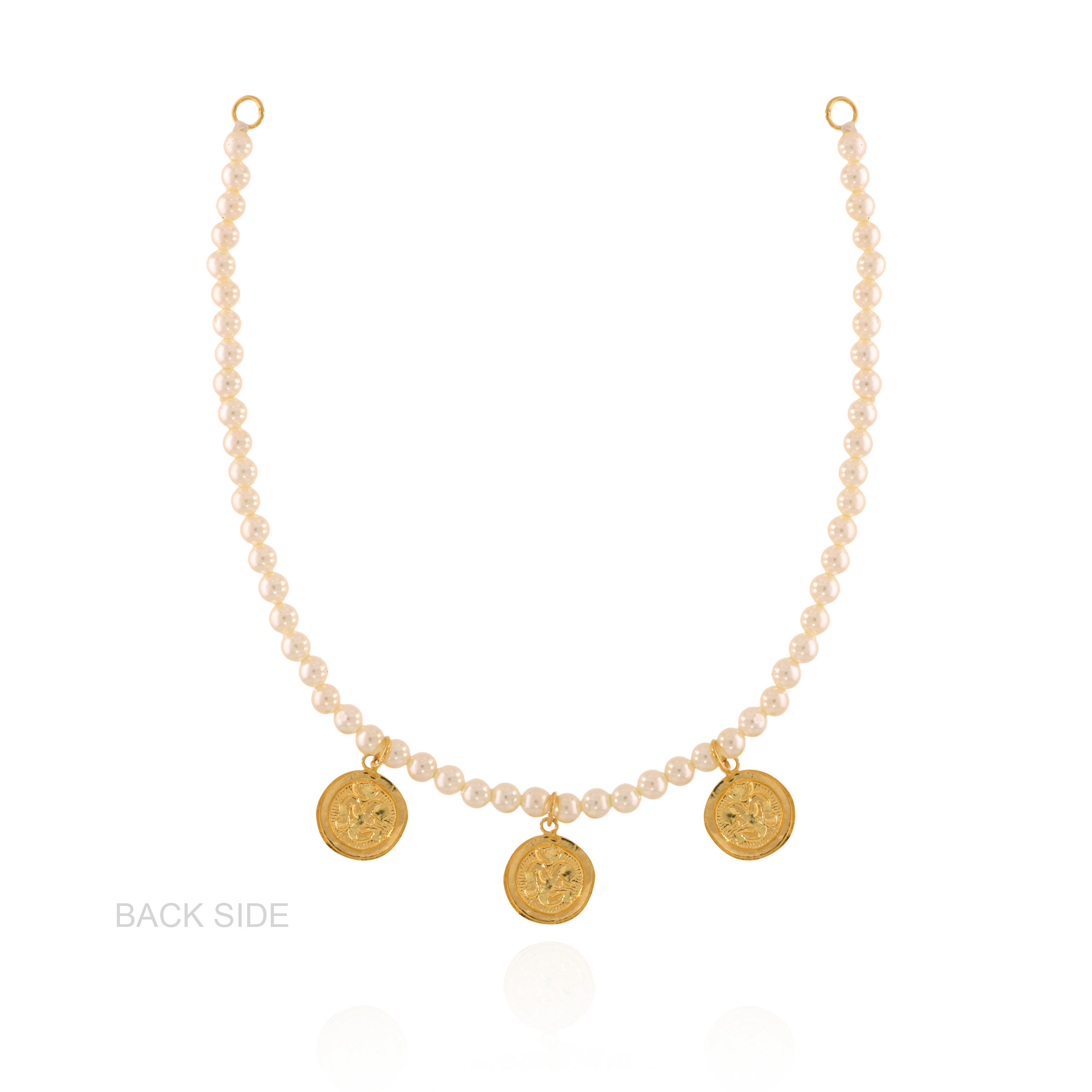 Sacred Pearl String Gold Necklace - Senco Gold and Diamonds