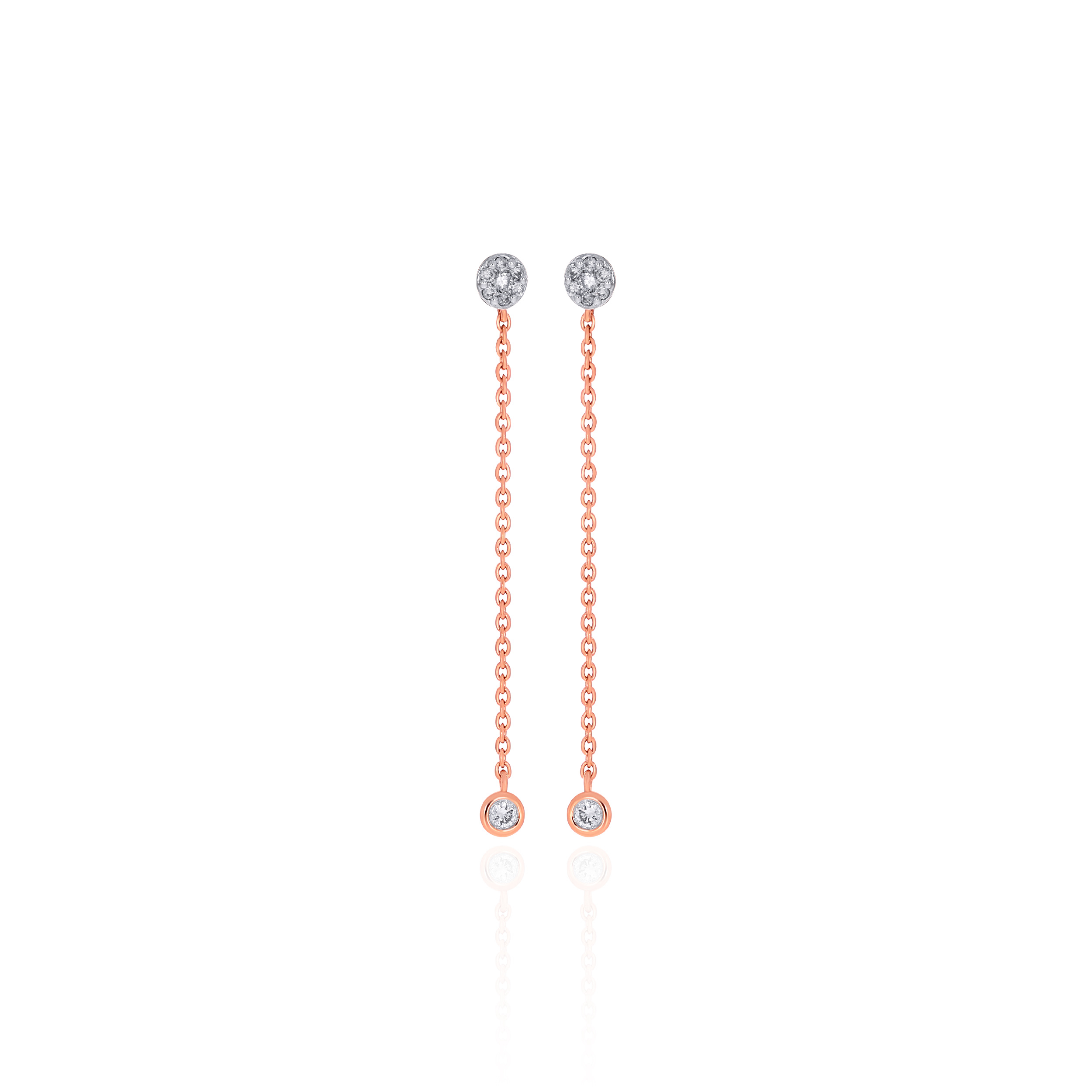 Subtle Sparkle Diamond Drop Earrings - Senco Gold and Diamonds