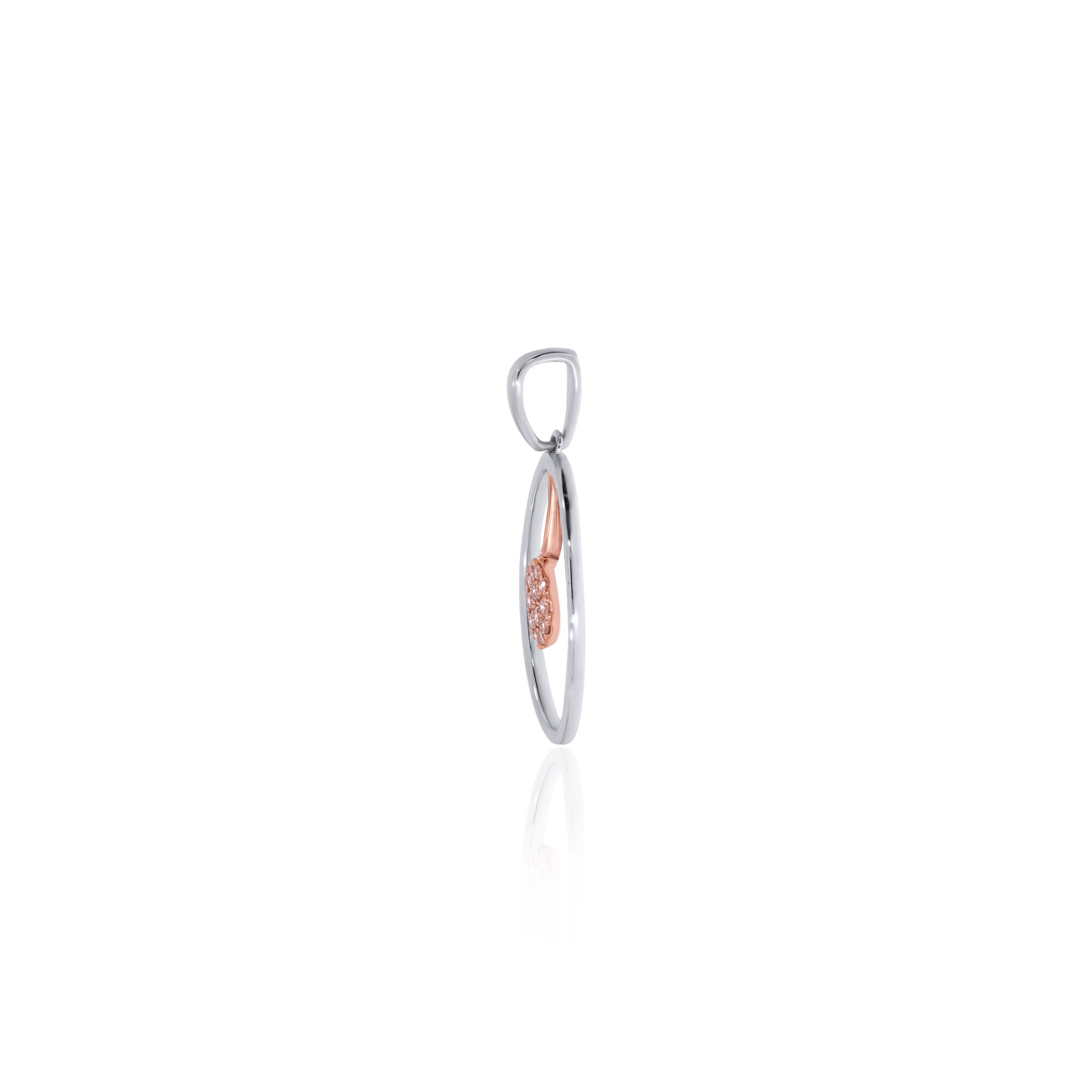 Modern Flair Platinum Diamond Pendant - Senco Gold and Diamonds