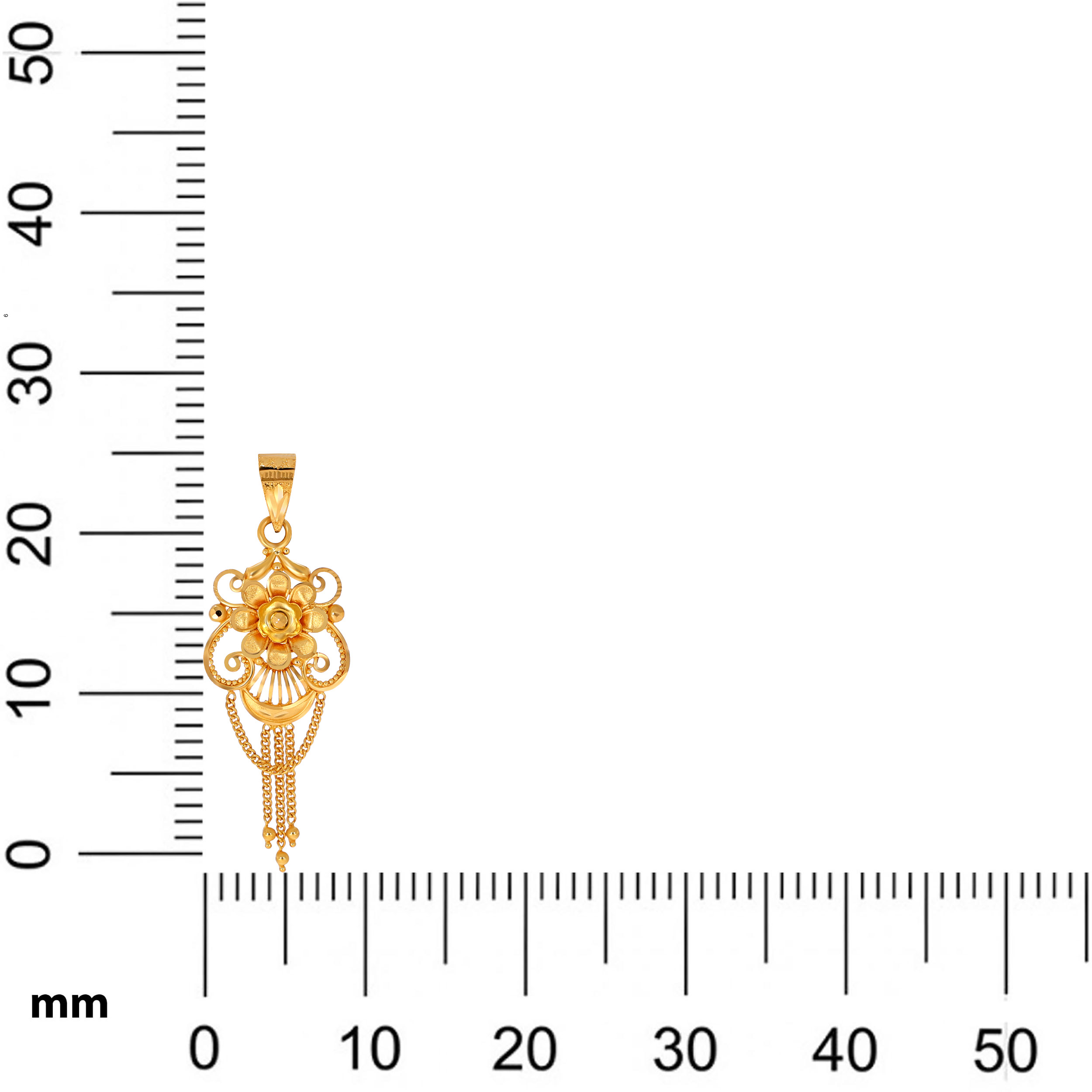 Enchanted Petal Gold Pendant - Senco Gold and Diamonds