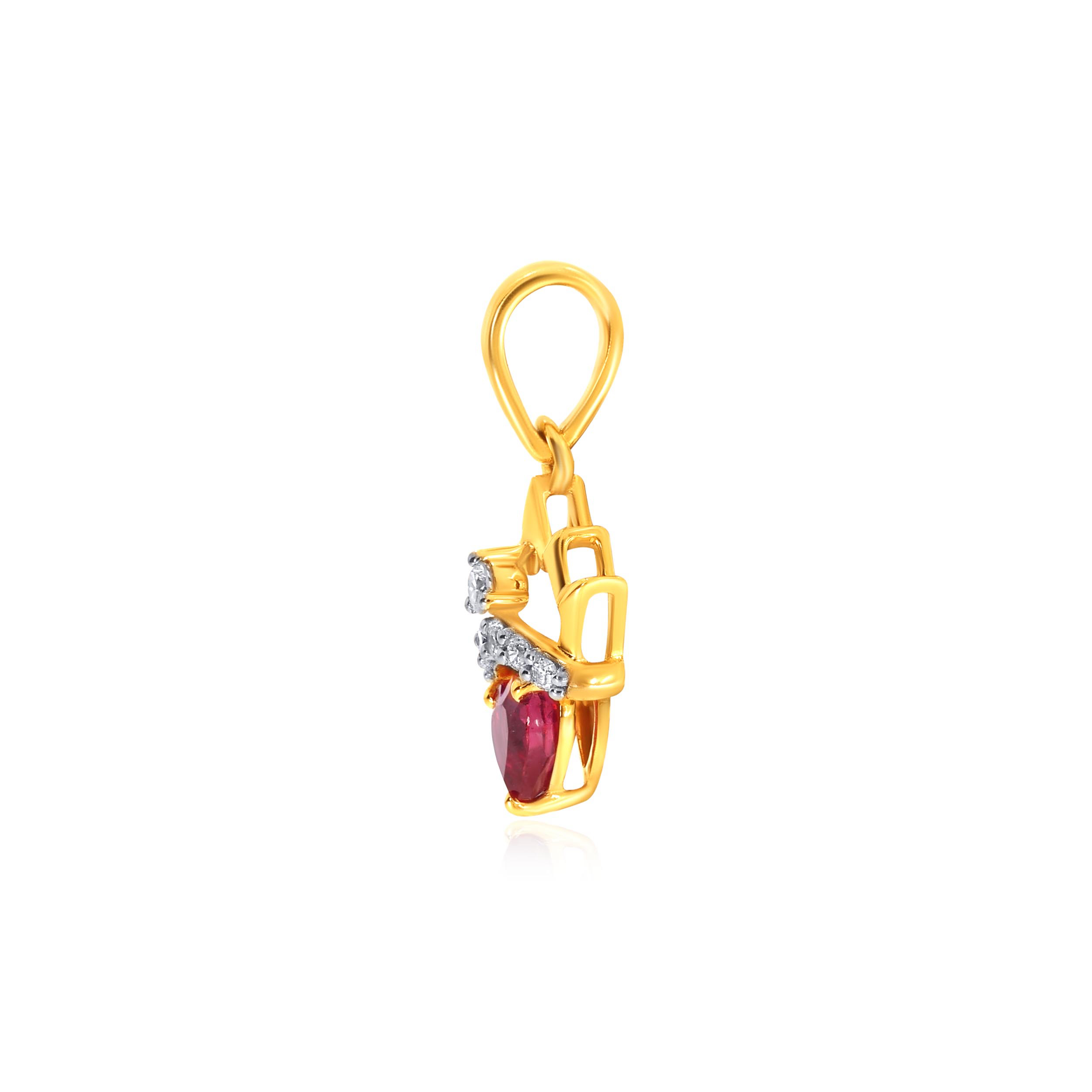 Queen of Heart Diamond Pendant - Senco Gold and Diamonds
