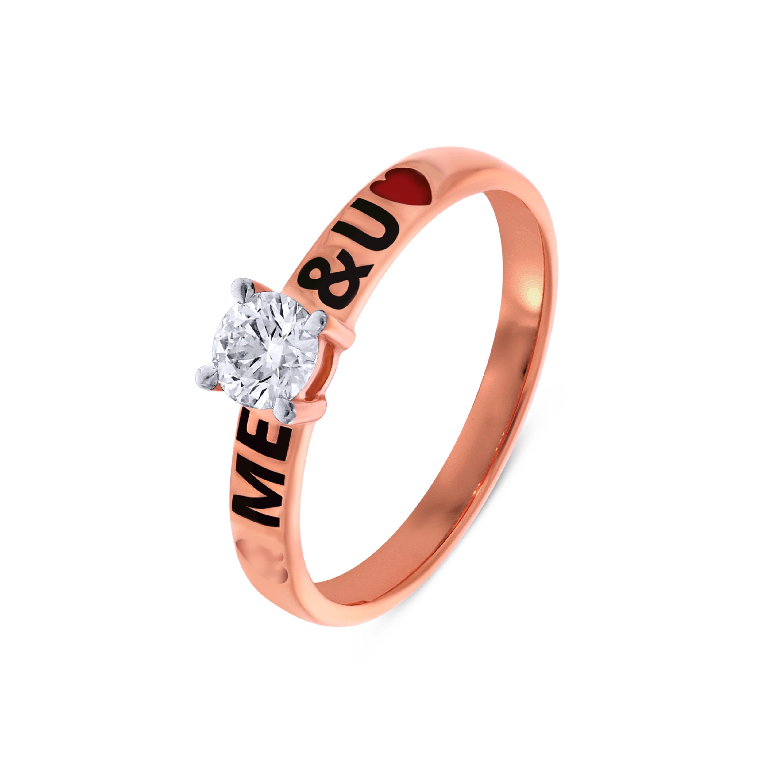 Me and You Solitaire Ring - Senco Gold and Diamonds