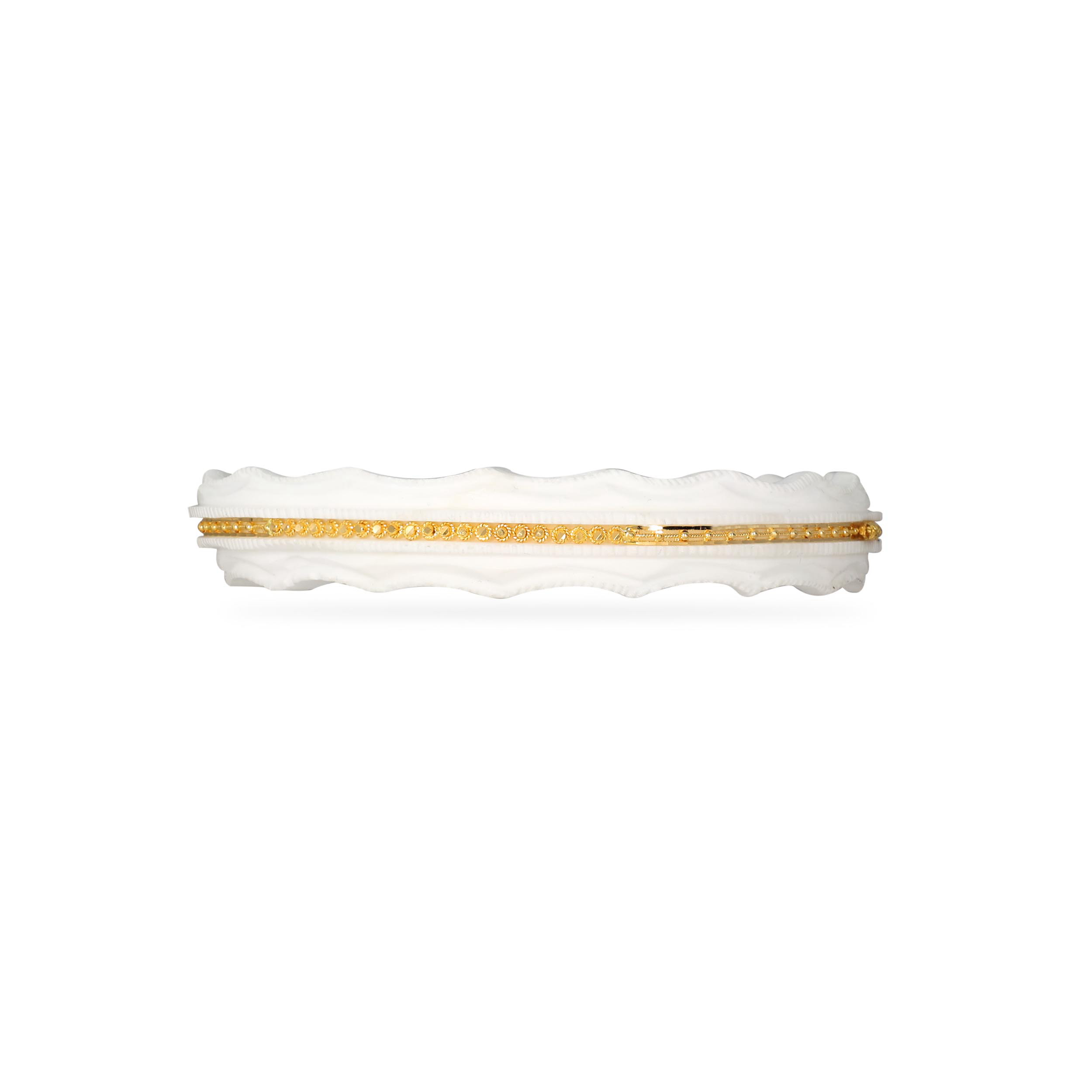 Serene Flow Gold Sankha  - Senco Gold and Diamonds