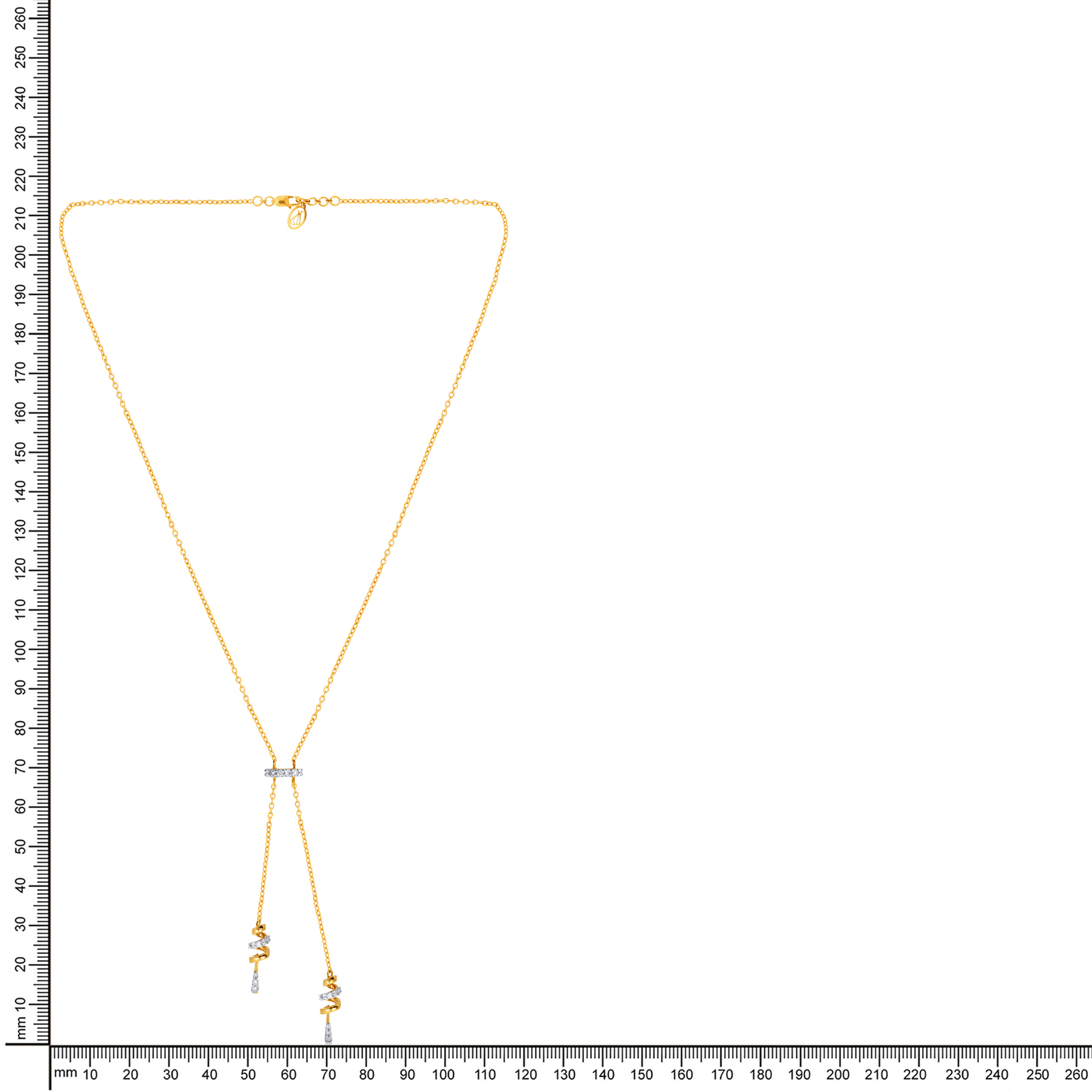 Artistic Poise Diamond Chain Pendant - Senco Gold and Diamonds